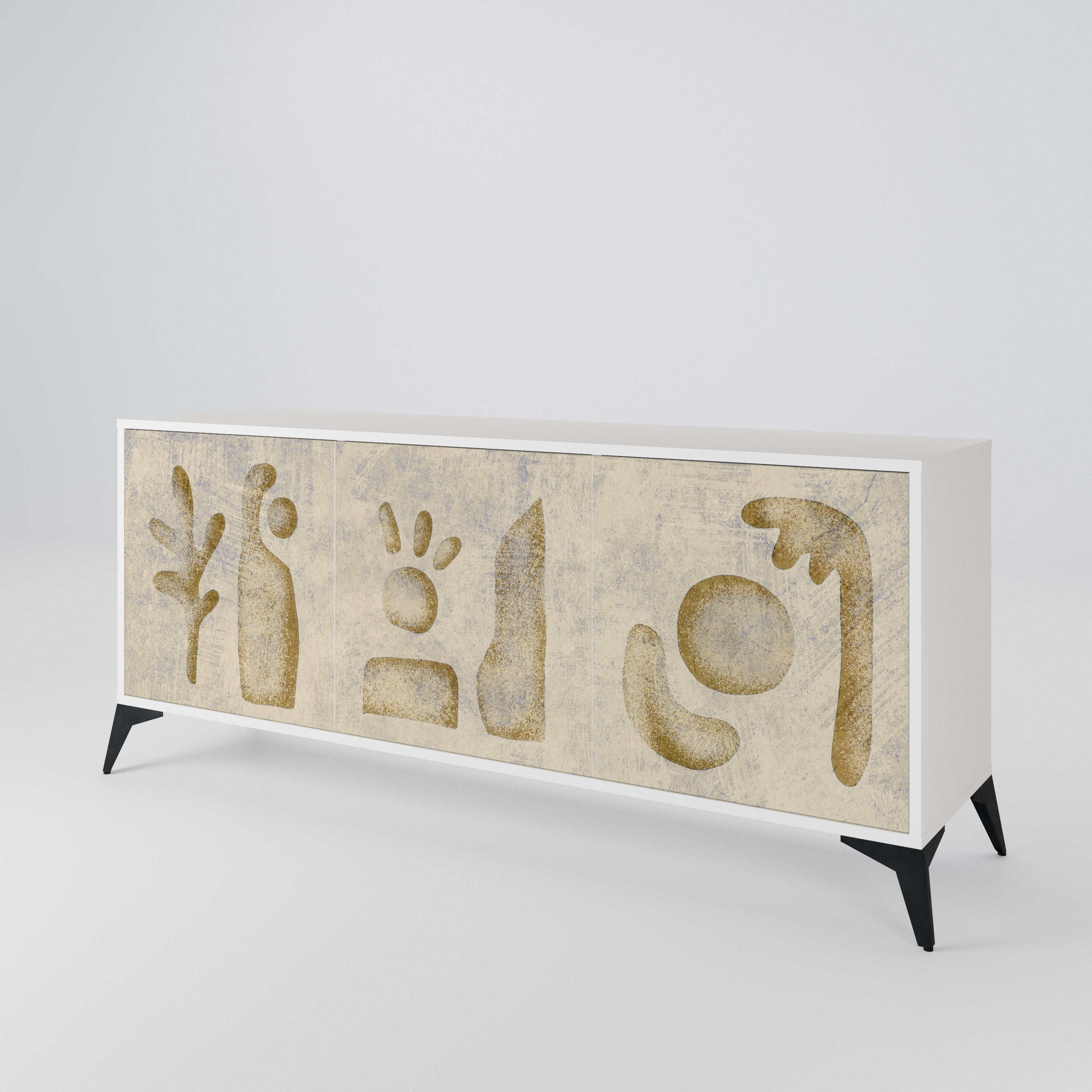 SAND SCULPTURES 3-Door Sideboard