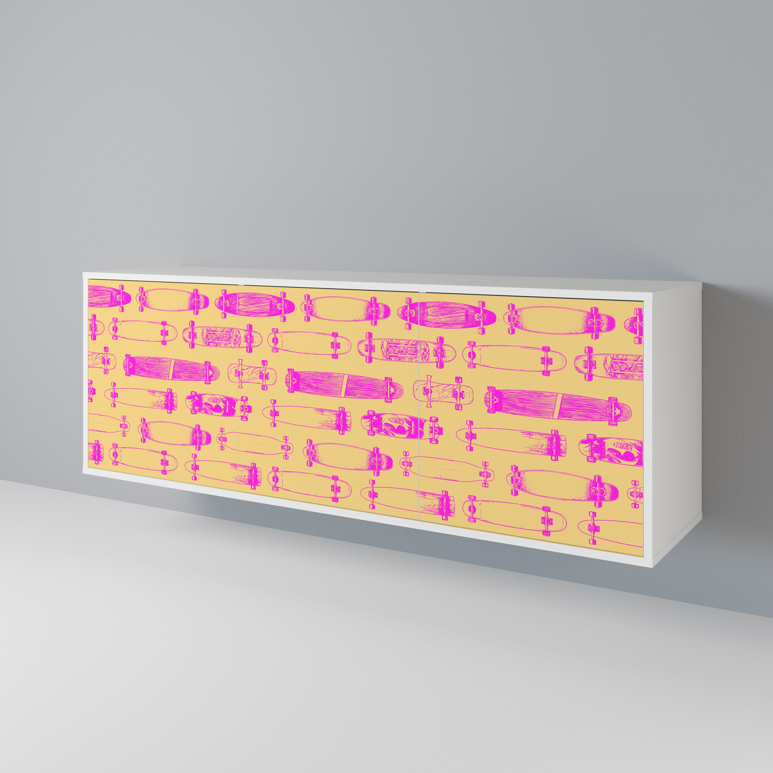 SKATEBOARD ARTISTRY 3-Door Sideboard