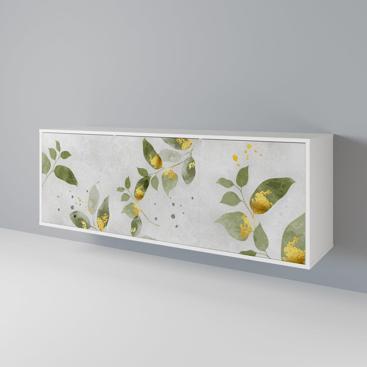 ELEGANT BOTANICS Skänk med tre dörrar