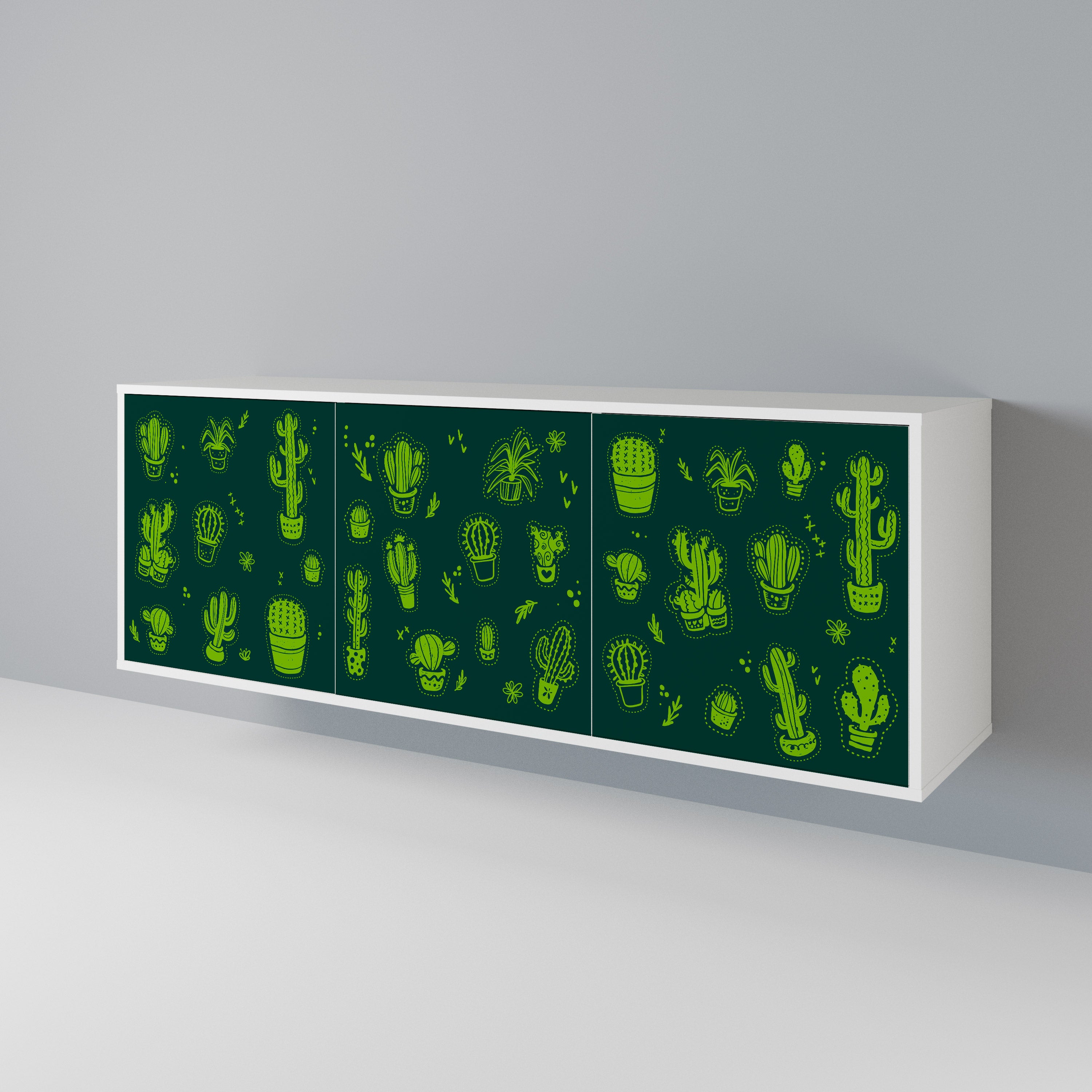 DESERT GREEN 3-Door Sideboard