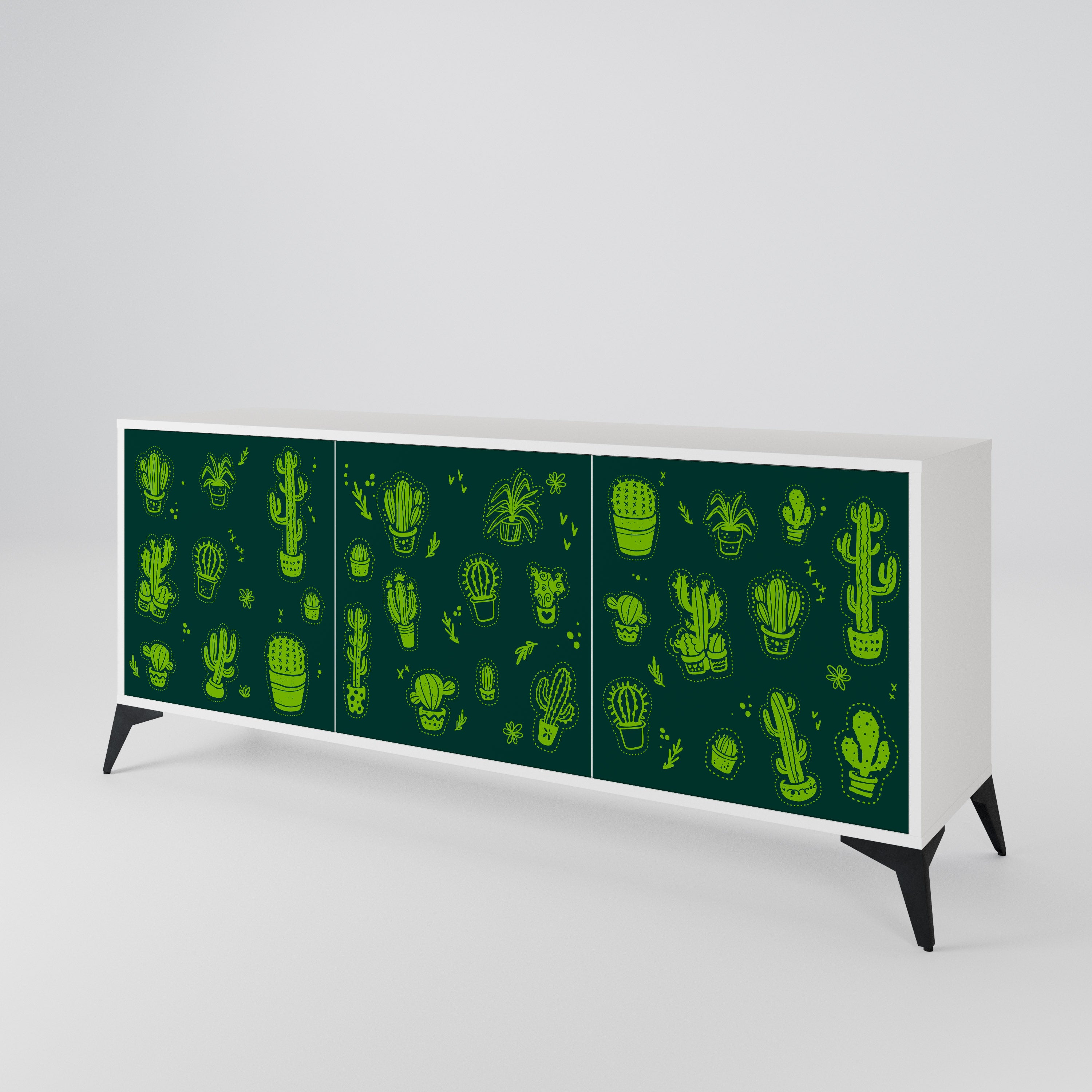 DESERT GREEN 3-Door Sideboard