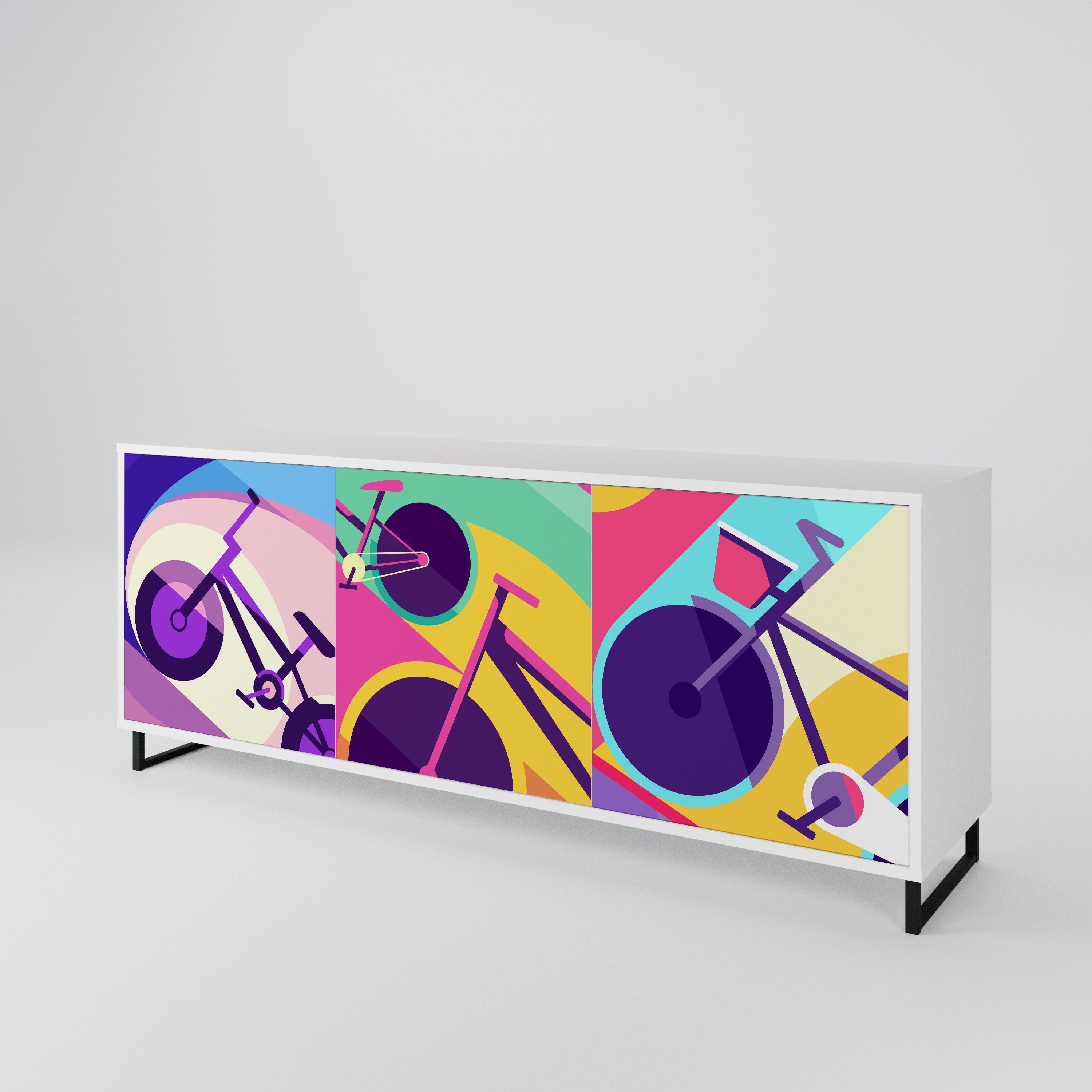 BIKE DREAMS 3-Door Sideboard