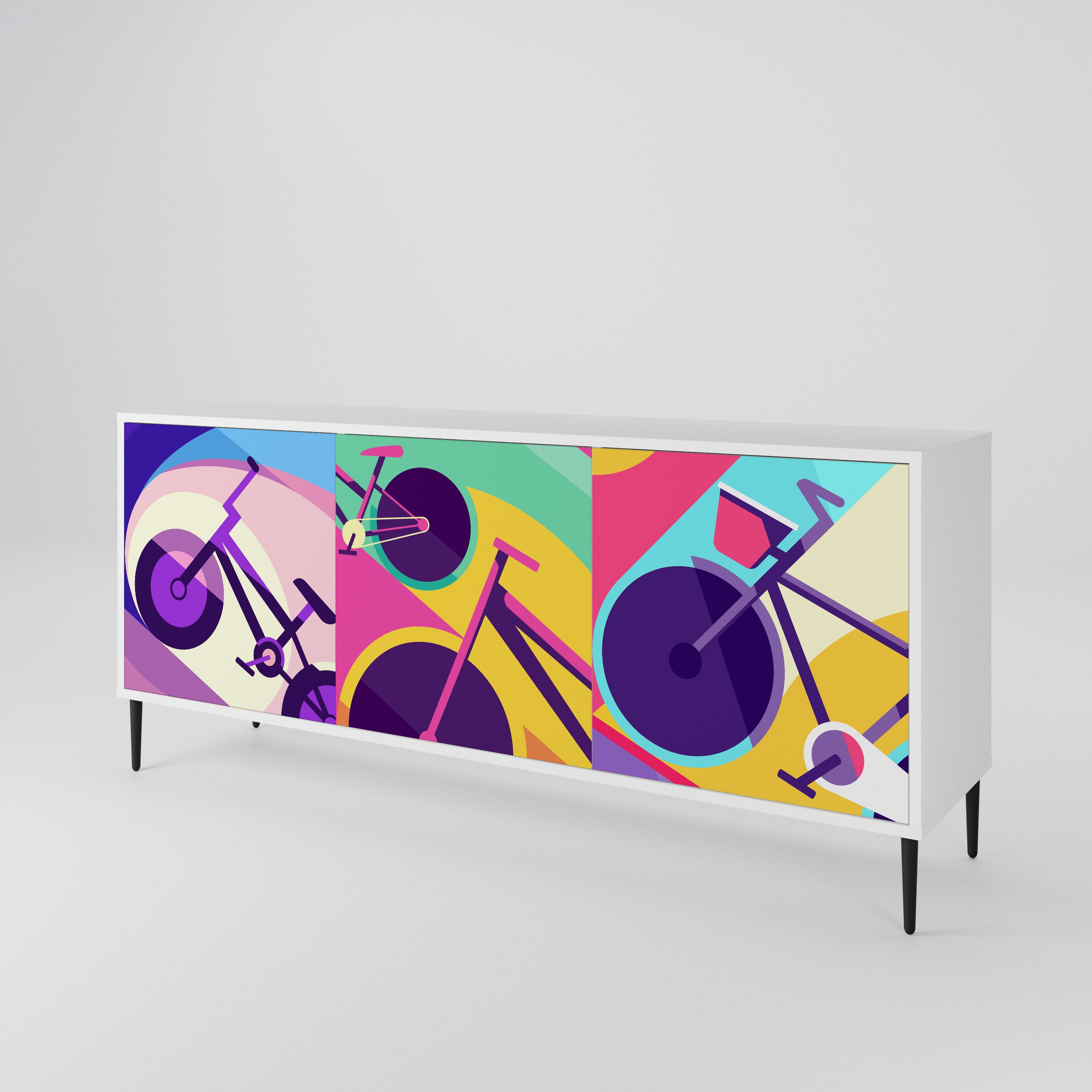 BIKE DREAMS 3-Door Sideboard