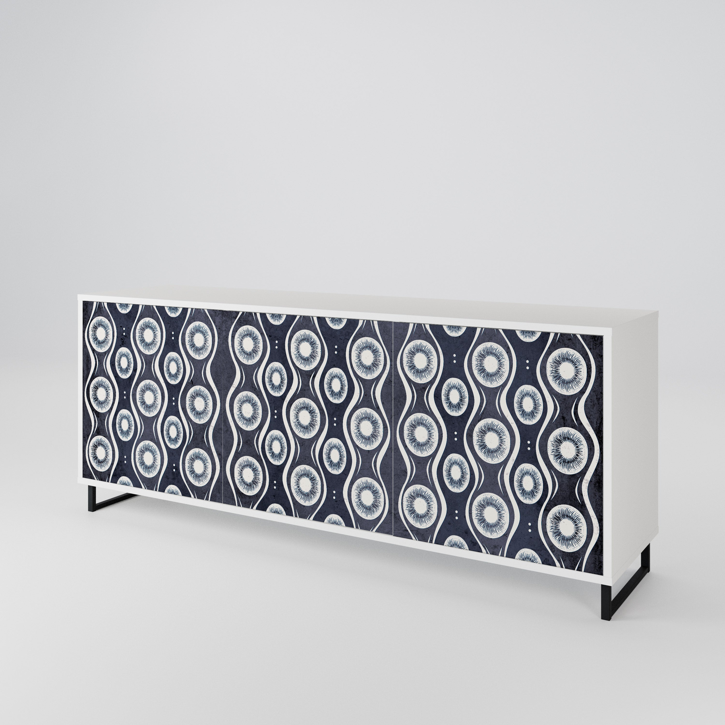 GRAPHITE EYES 3-Door Sideboard