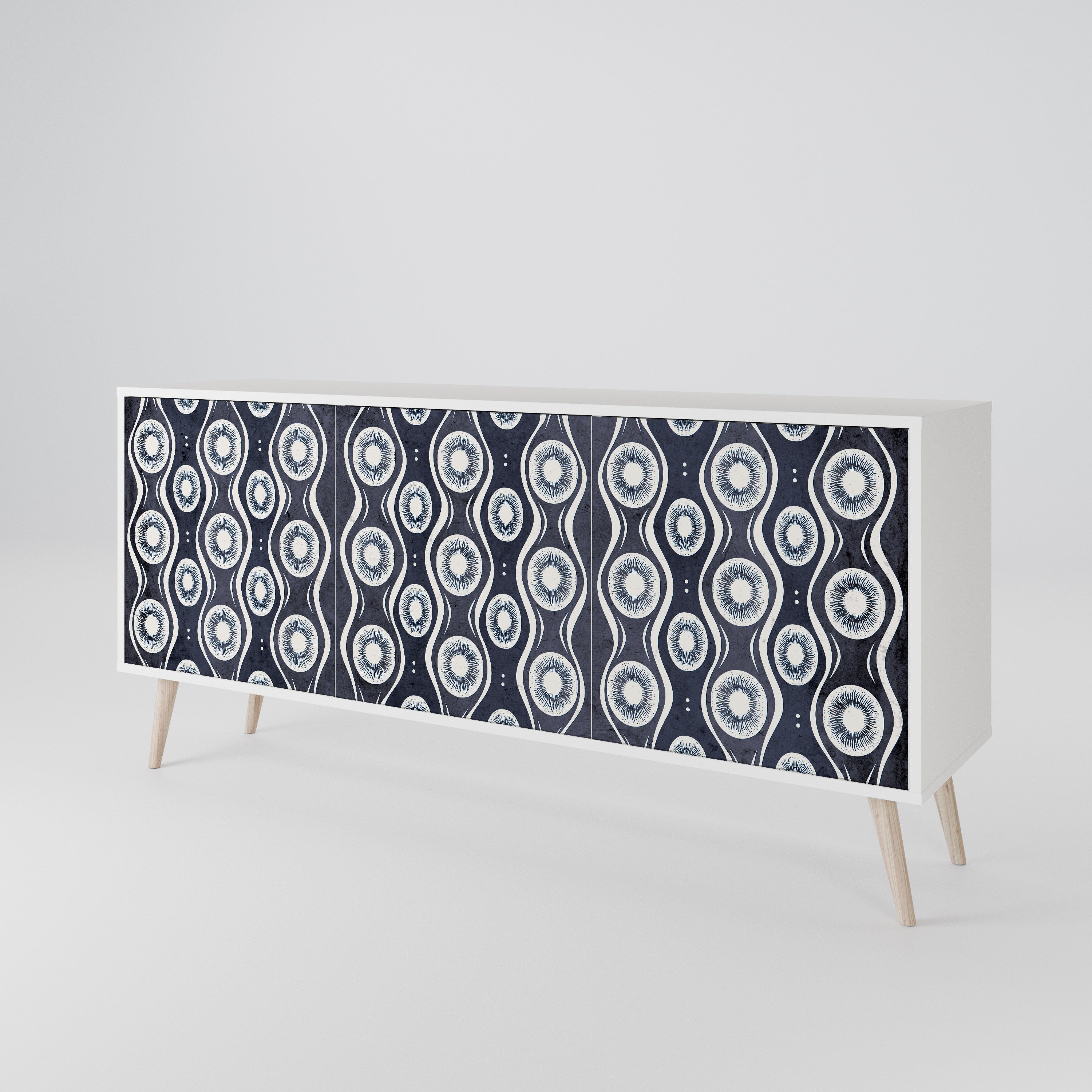GRAPHITE EYES 3-Door Sideboard