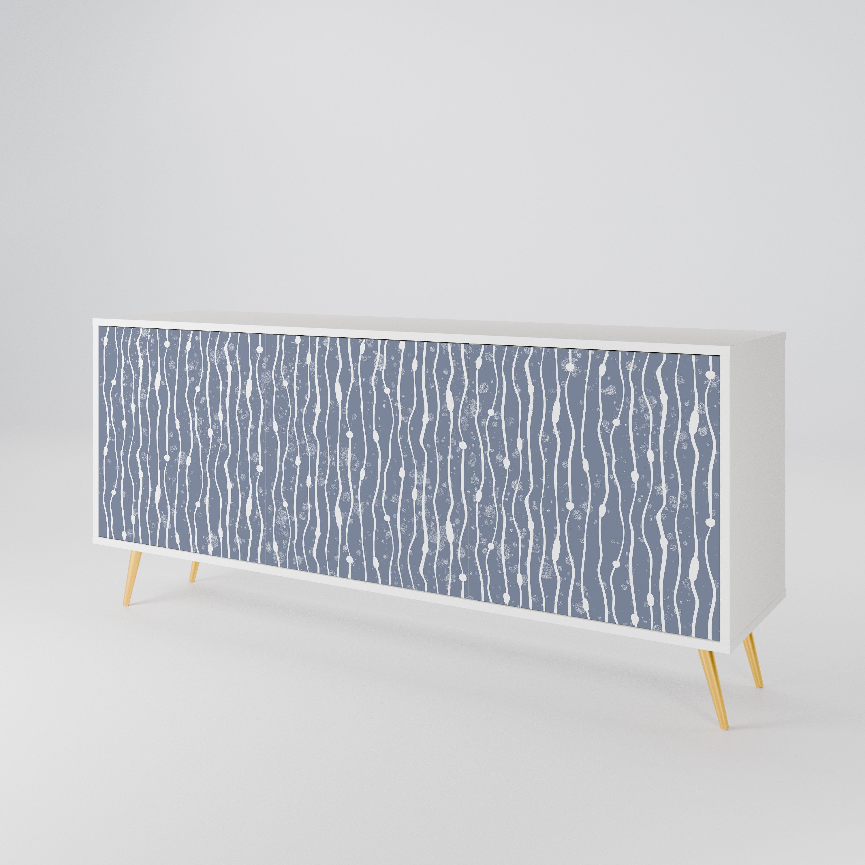 GRAPHITE RAIN 3-Door Sideboard