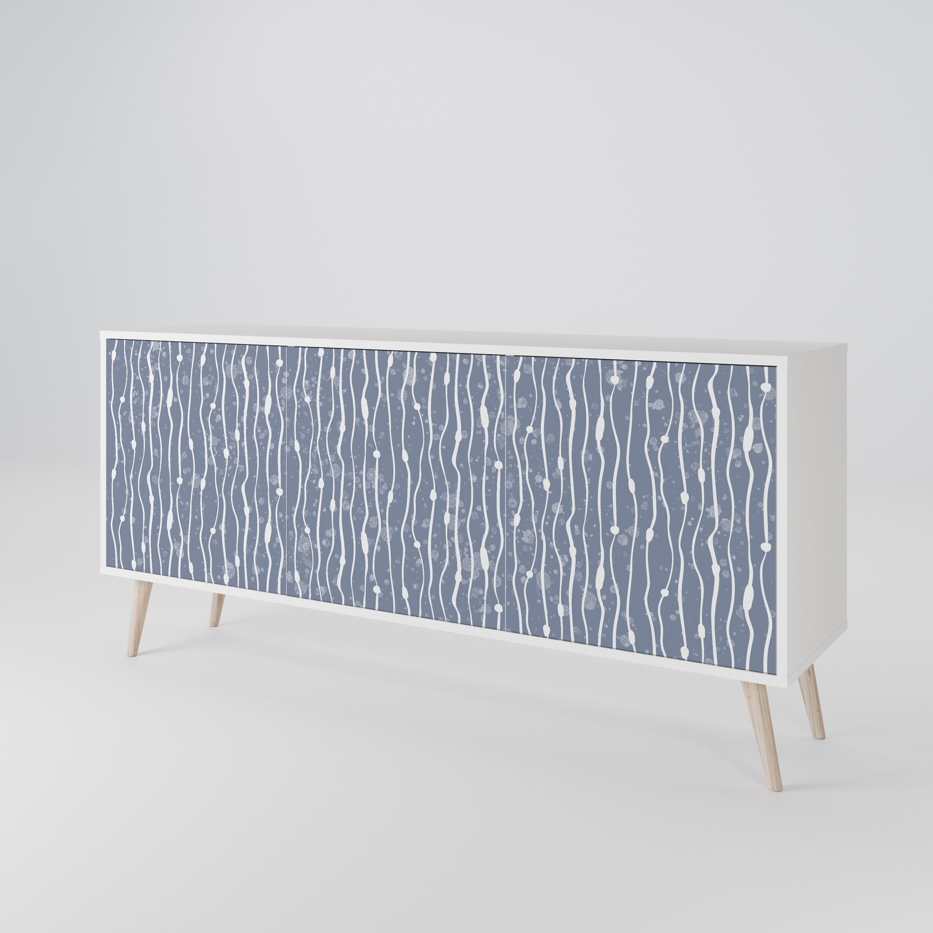 GRAPHITE RAIN 3-Door Sideboard