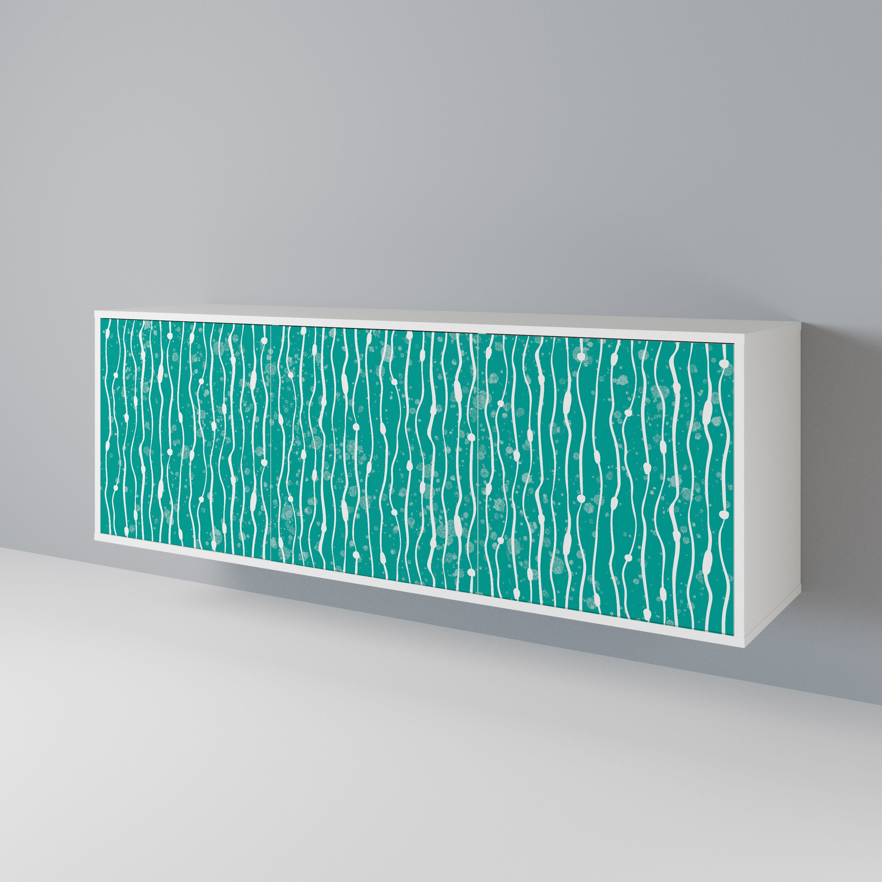 TURQUOISE RAIN 3-Door Sideboard
