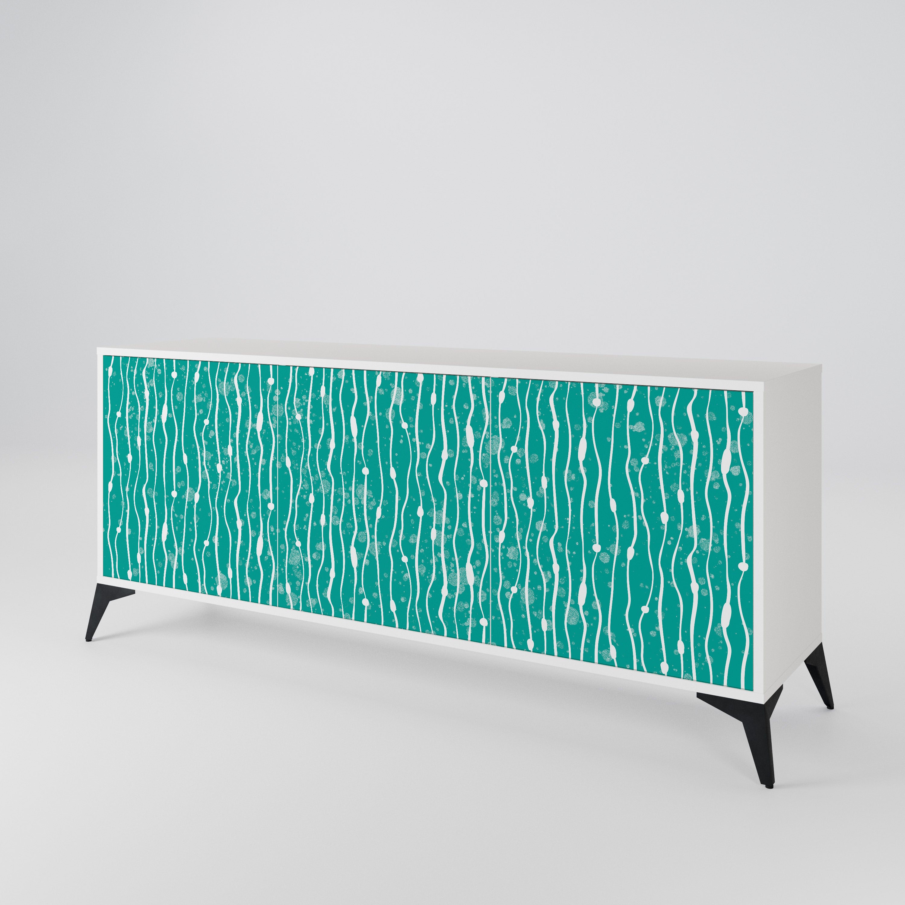 TURQUOISE RAIN 3-Door Sideboard