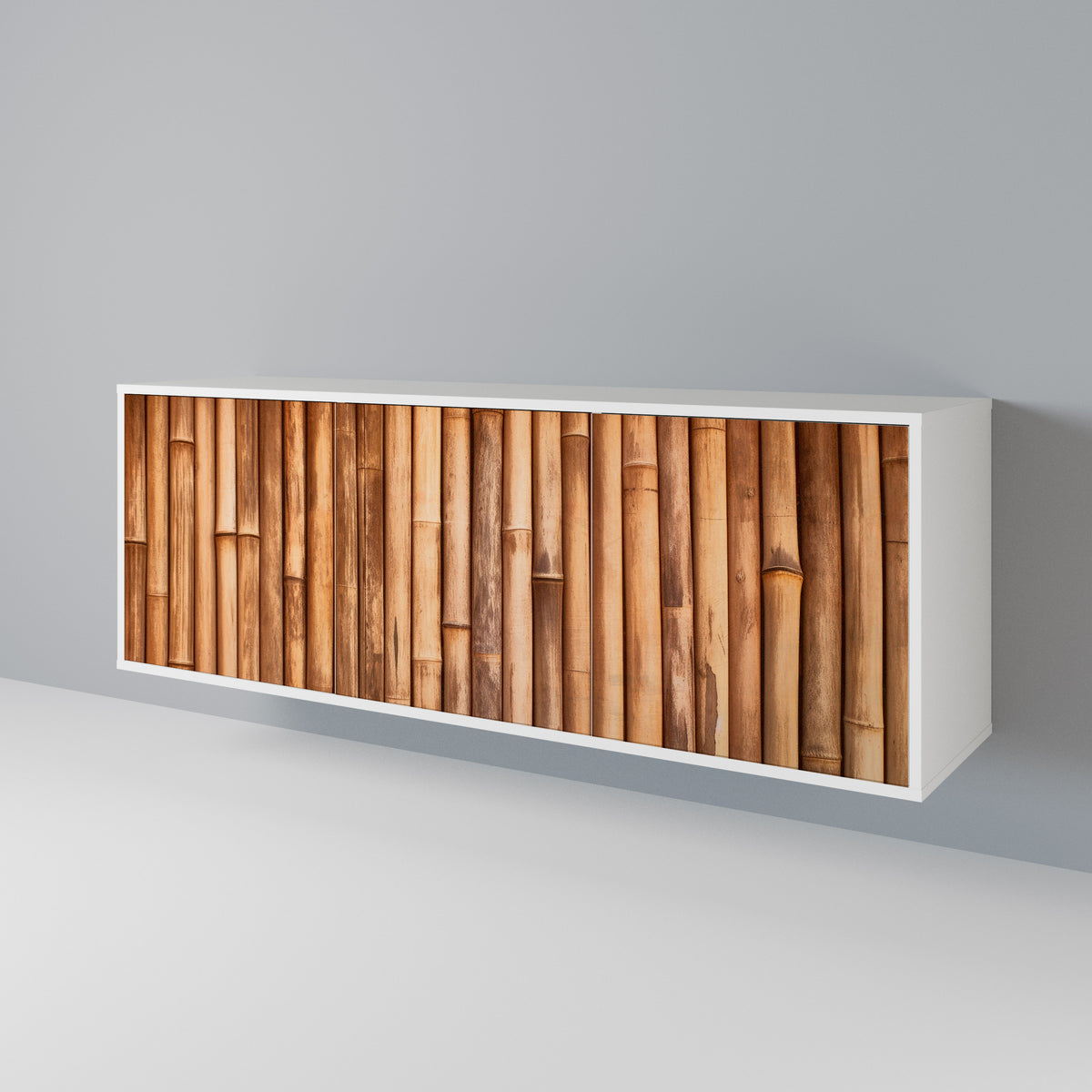 NATURAL WOOD Skänk med tre dörrar