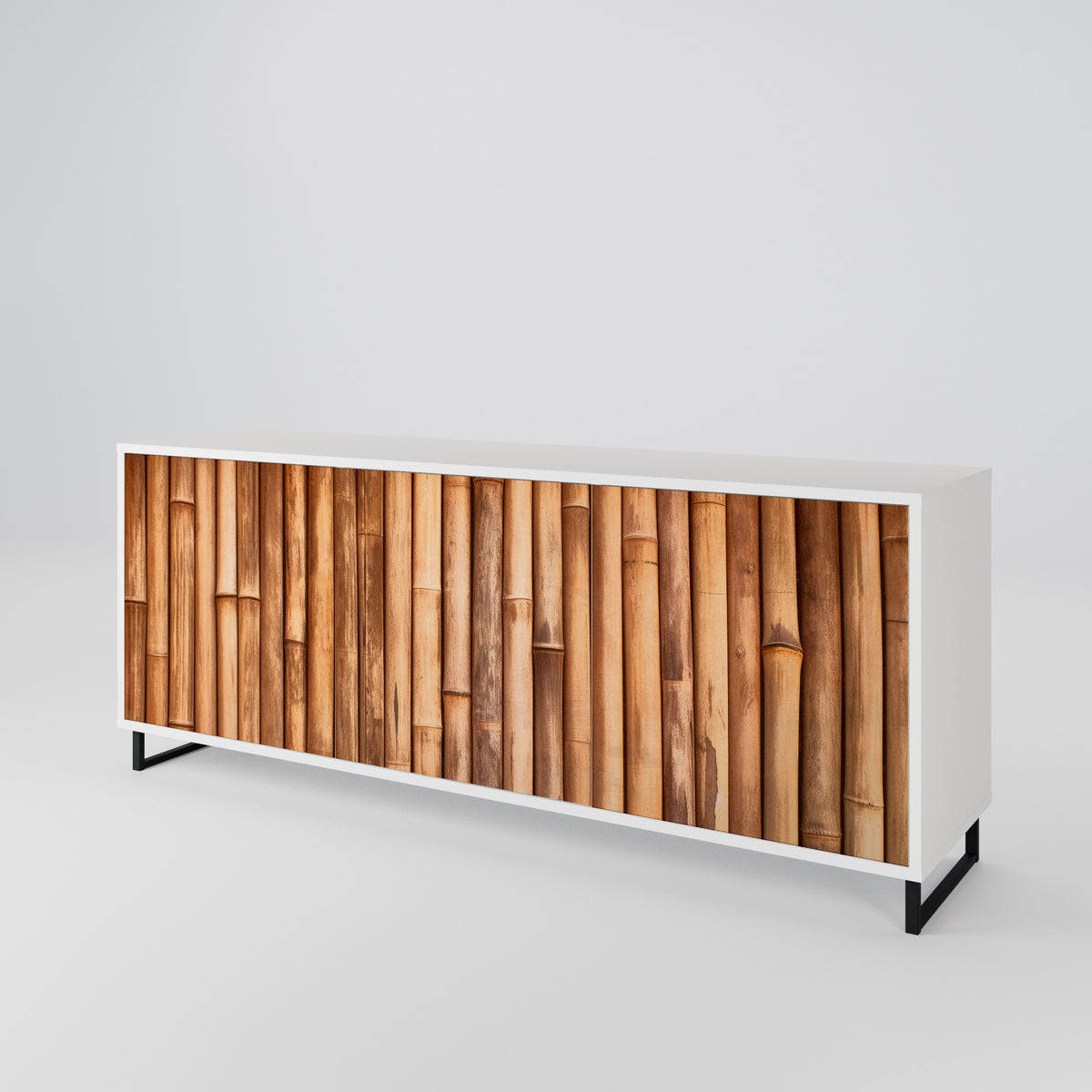 NATURAL WOOD Skänk med tre dörrar