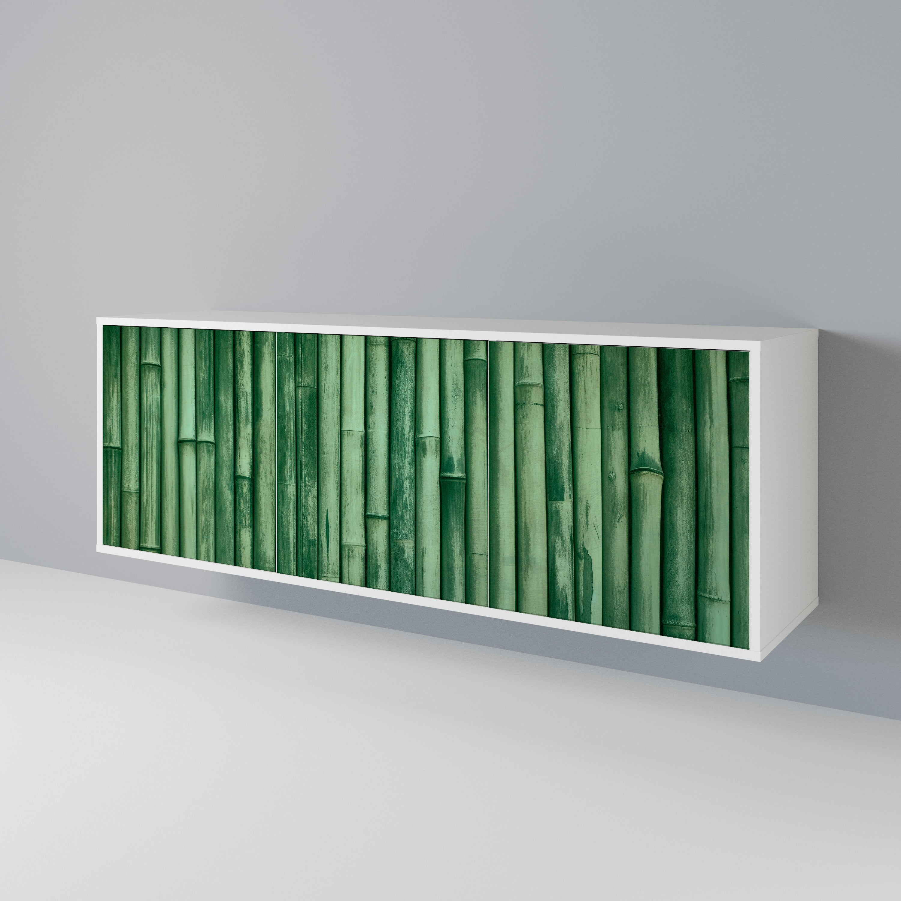 NATURAL GREEN 3-Door Sideboard
