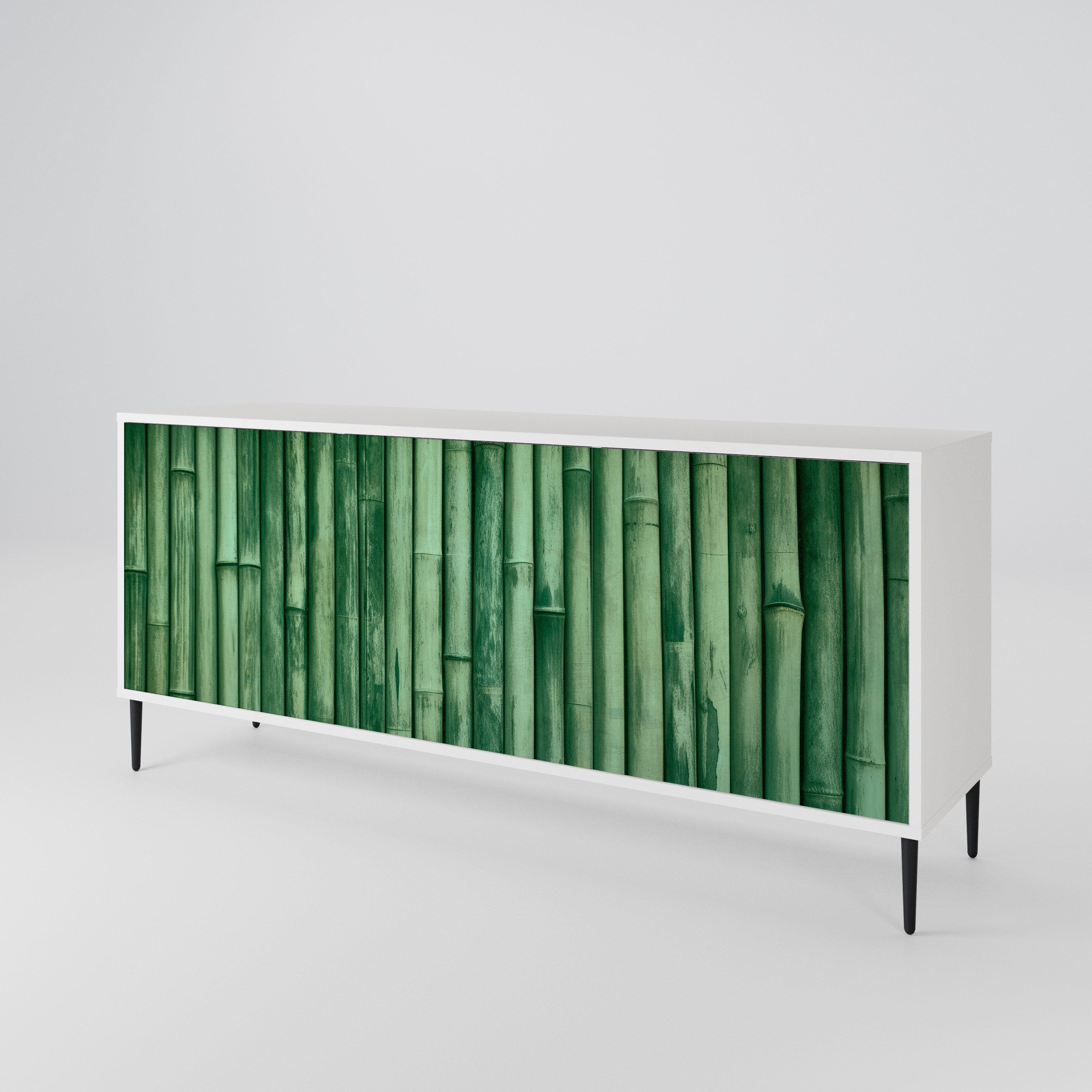 NATURAL GREEN 3-Door Sideboard