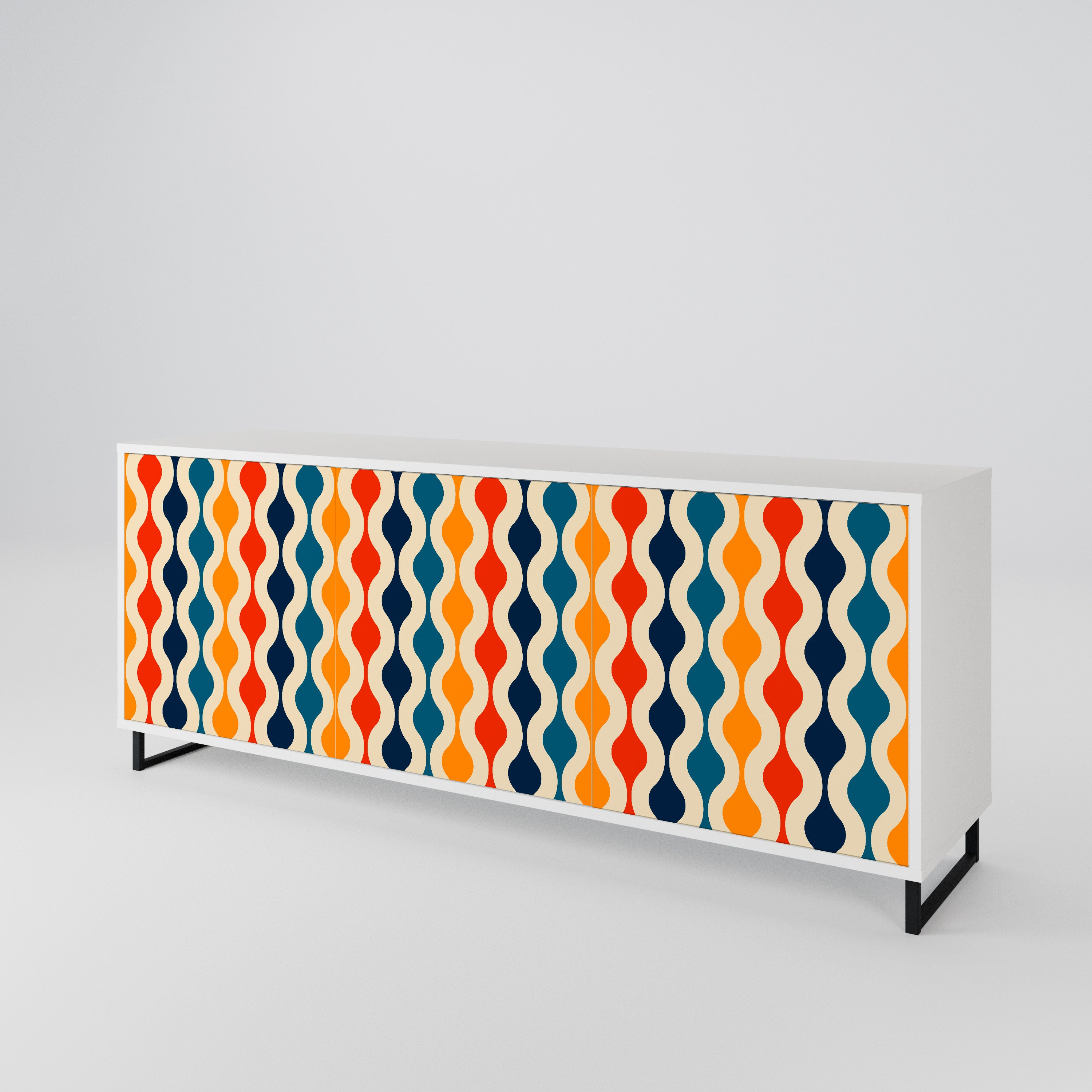 COLORFUL NOSTALGIA 3-Door Sideboard