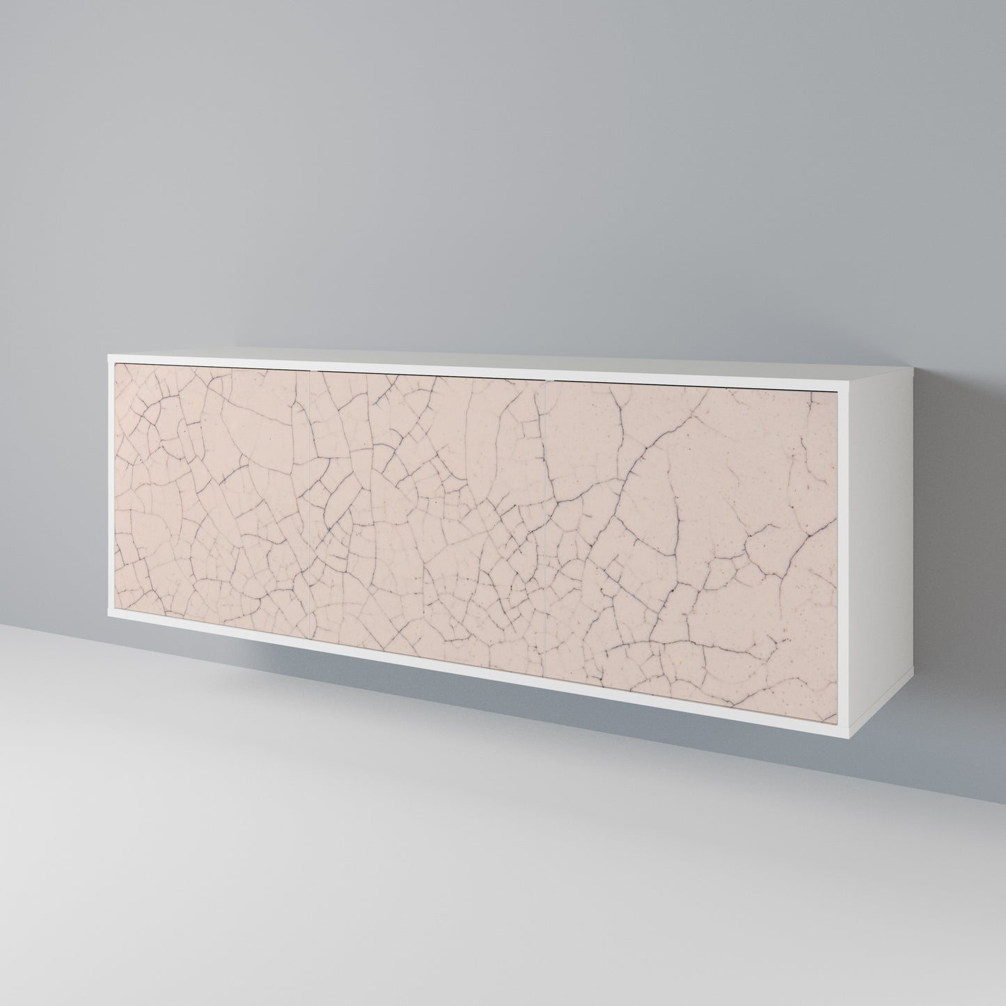 CERAMIC TEXTURE Skänk med tre dörrar