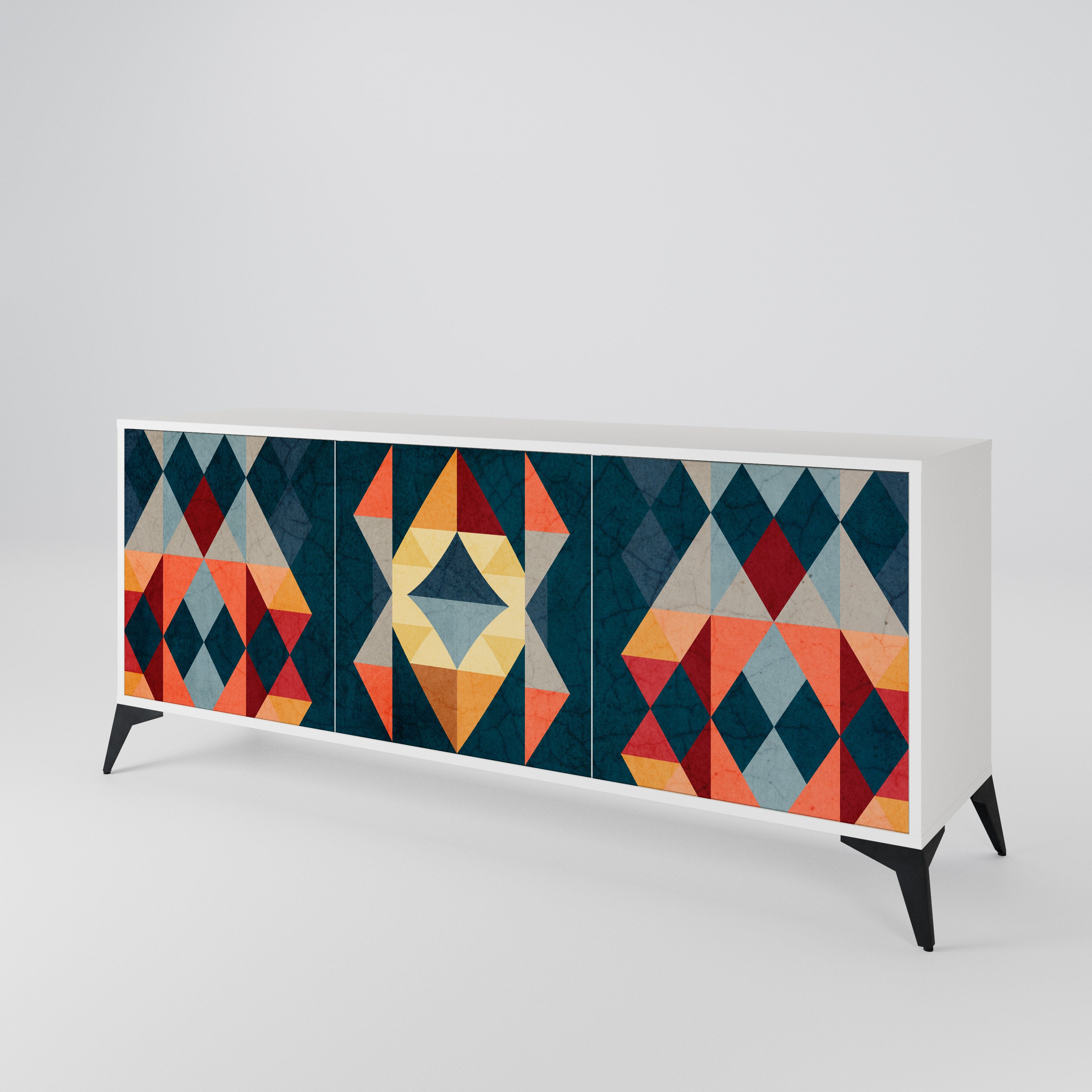 CRACKED ILLUSION 3-Door Sideboard