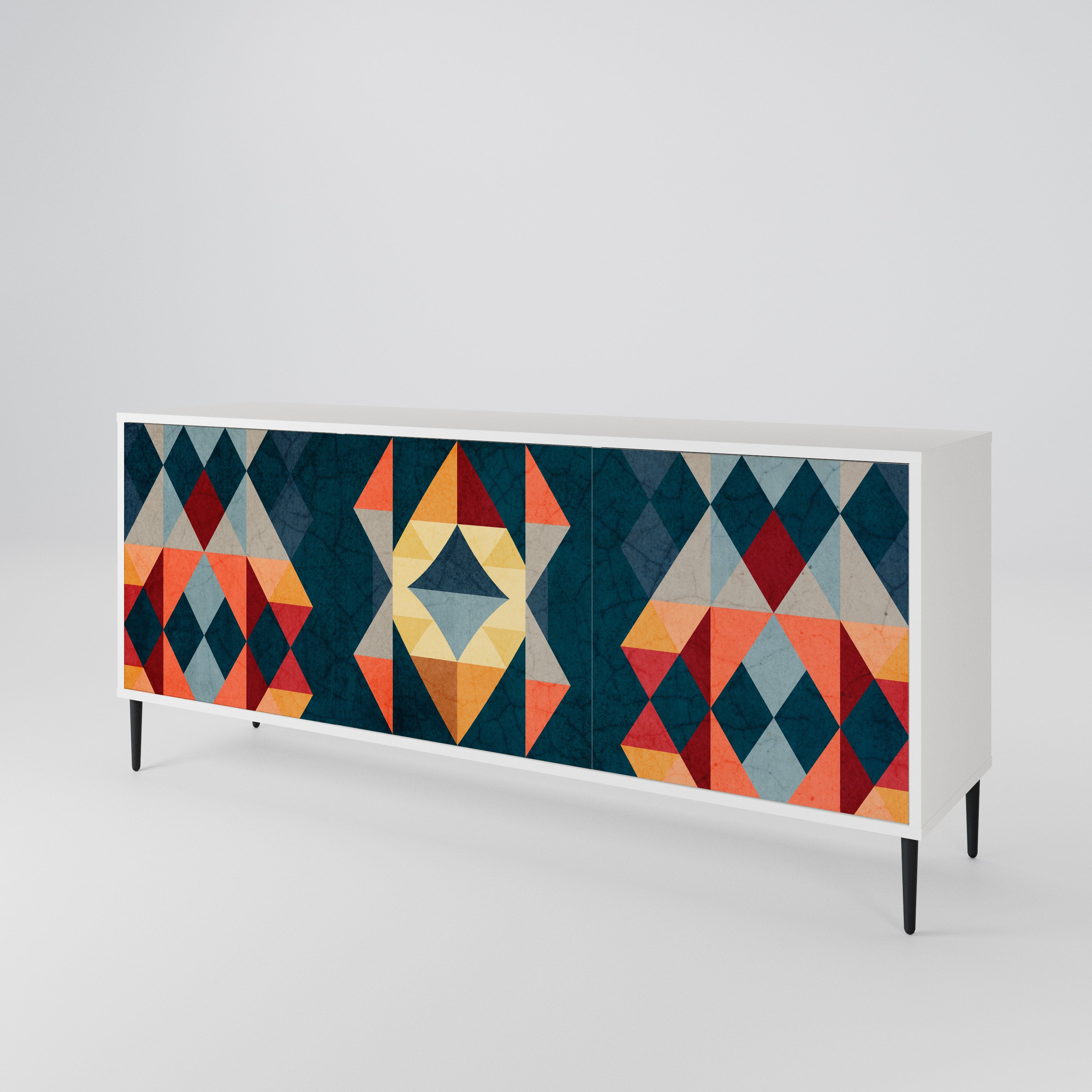 CRACKED ILLUSION 3-Door Sideboard