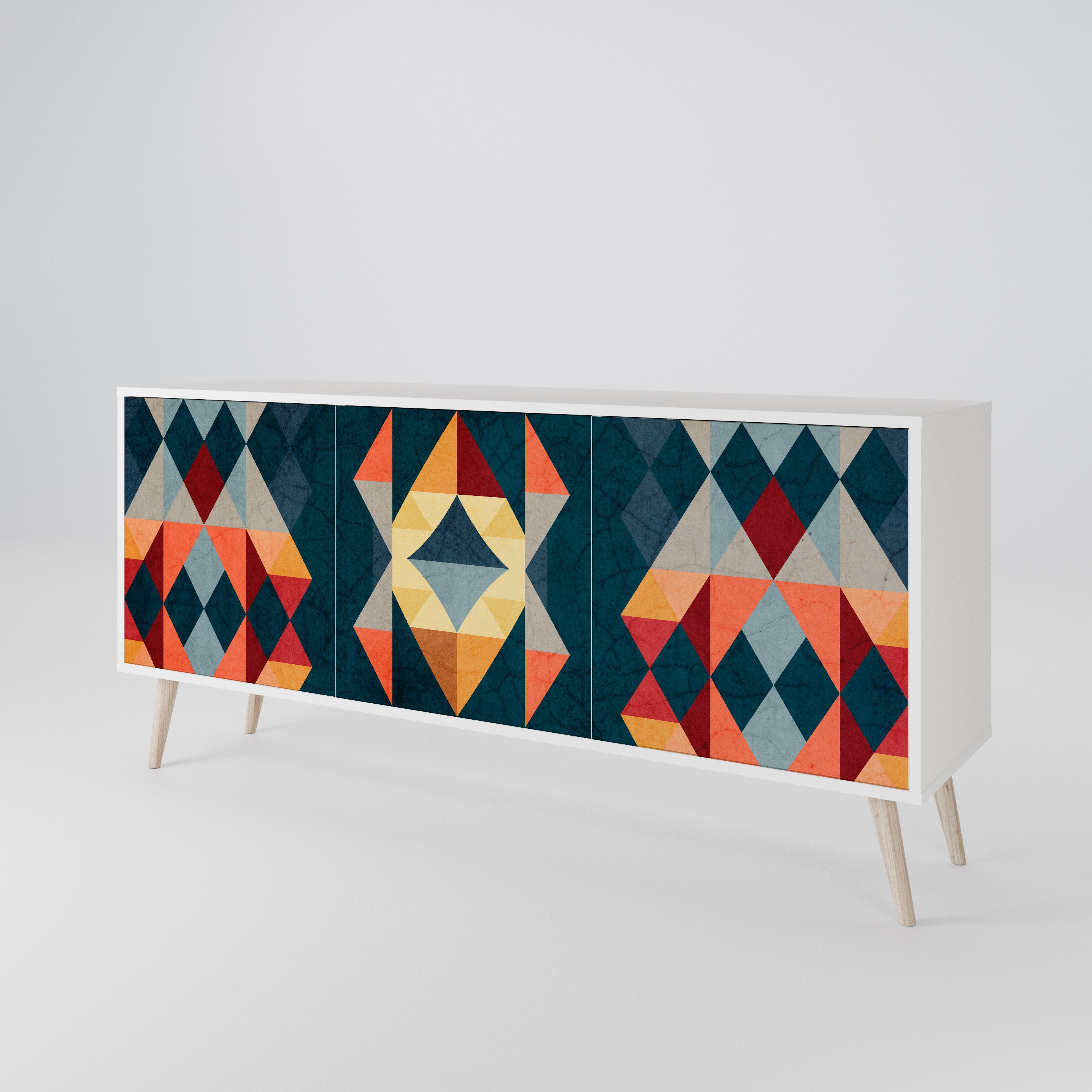 CRACKED ILLUSION 3-Door Sideboard