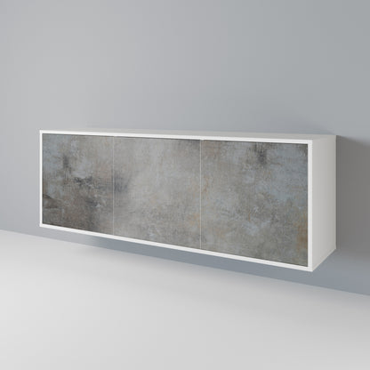 CONCRETE WALL Skänk med tre dörrar
