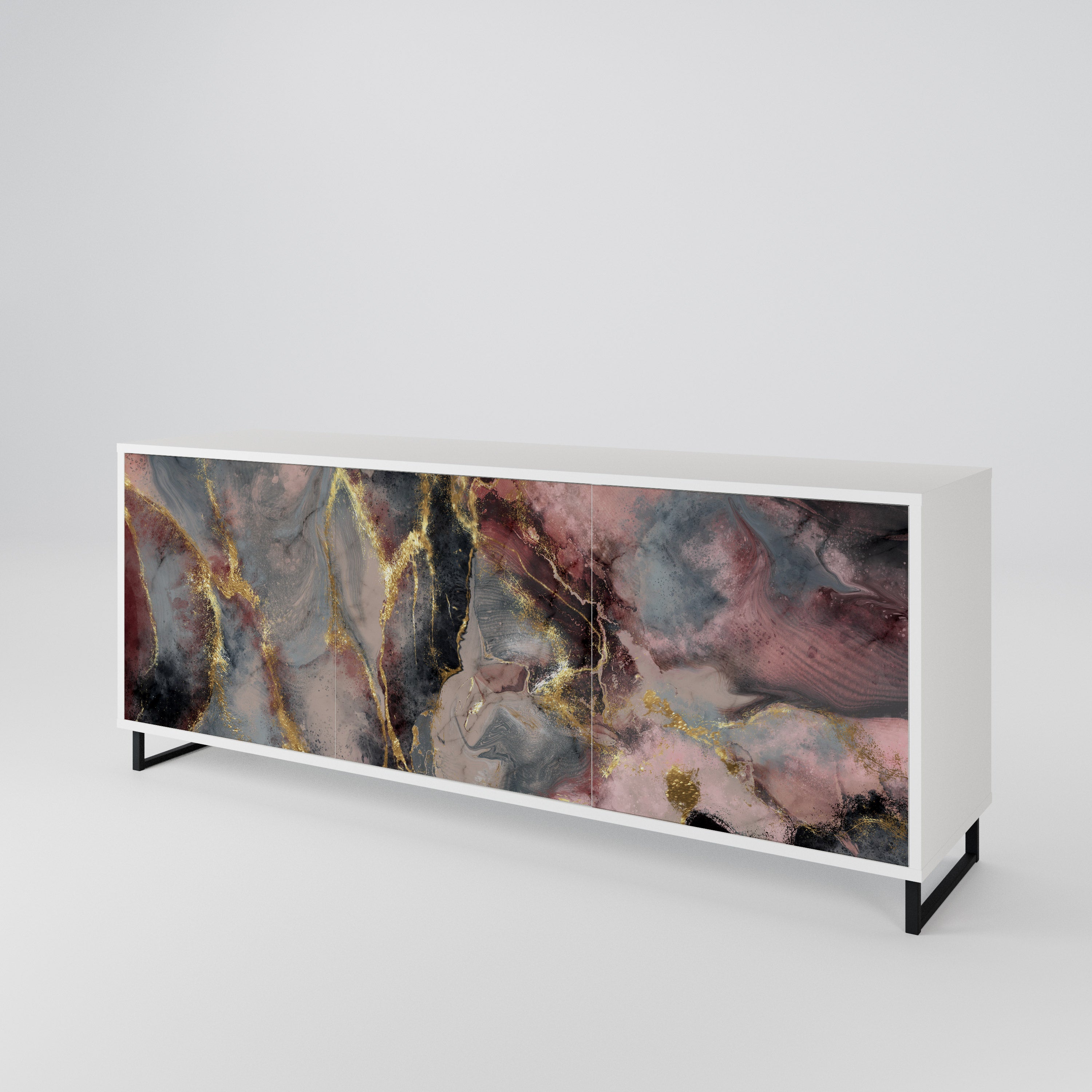 GOLDEN TIDES 3-Door Sideboard