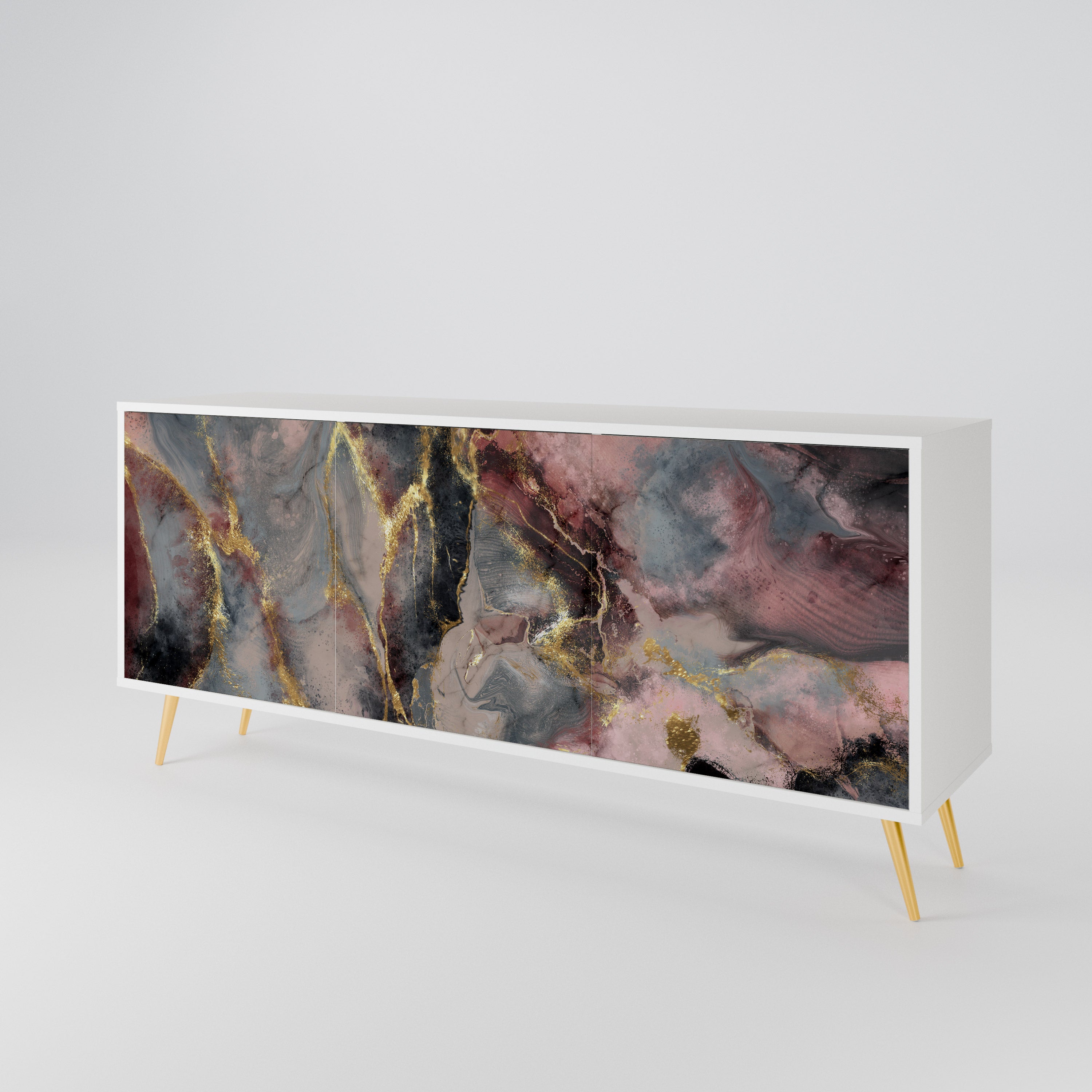 GOLDEN TIDES 3-Door Sideboard