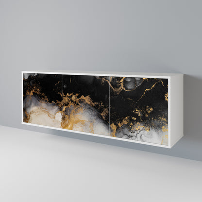 MARBLE OF TOMMORROW Skänk med tre dörrar