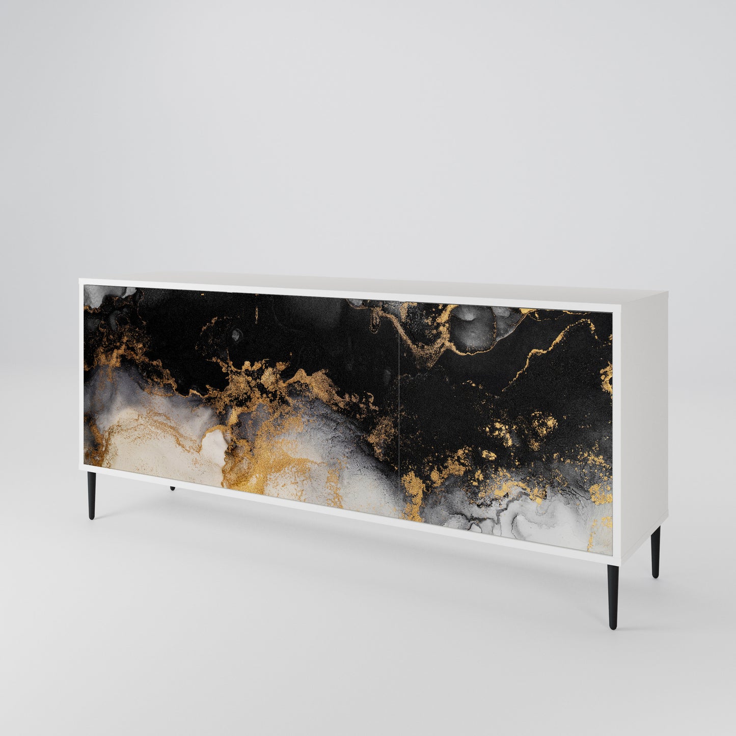 MARBLE OF TOMMORROW Skänk med tre dörrar