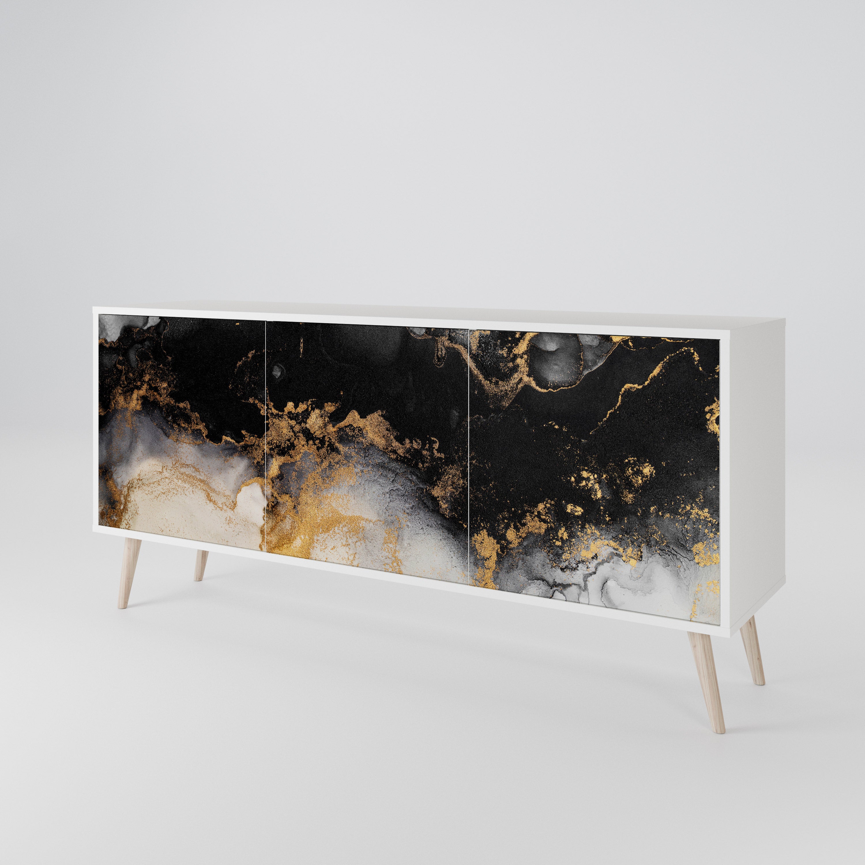 MARBLE OF TOMMORROW 3-Door Sideboard