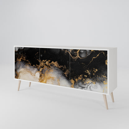 MARBLE OF TOMMORROW Skänk med tre dörrar
