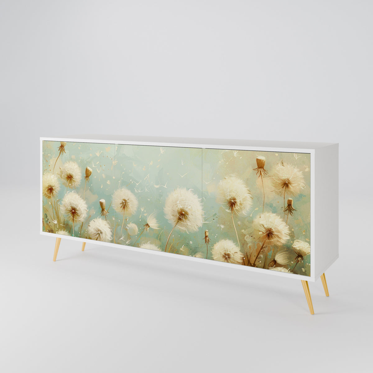DREAMY MEADOW Skänk med tre dörrar
