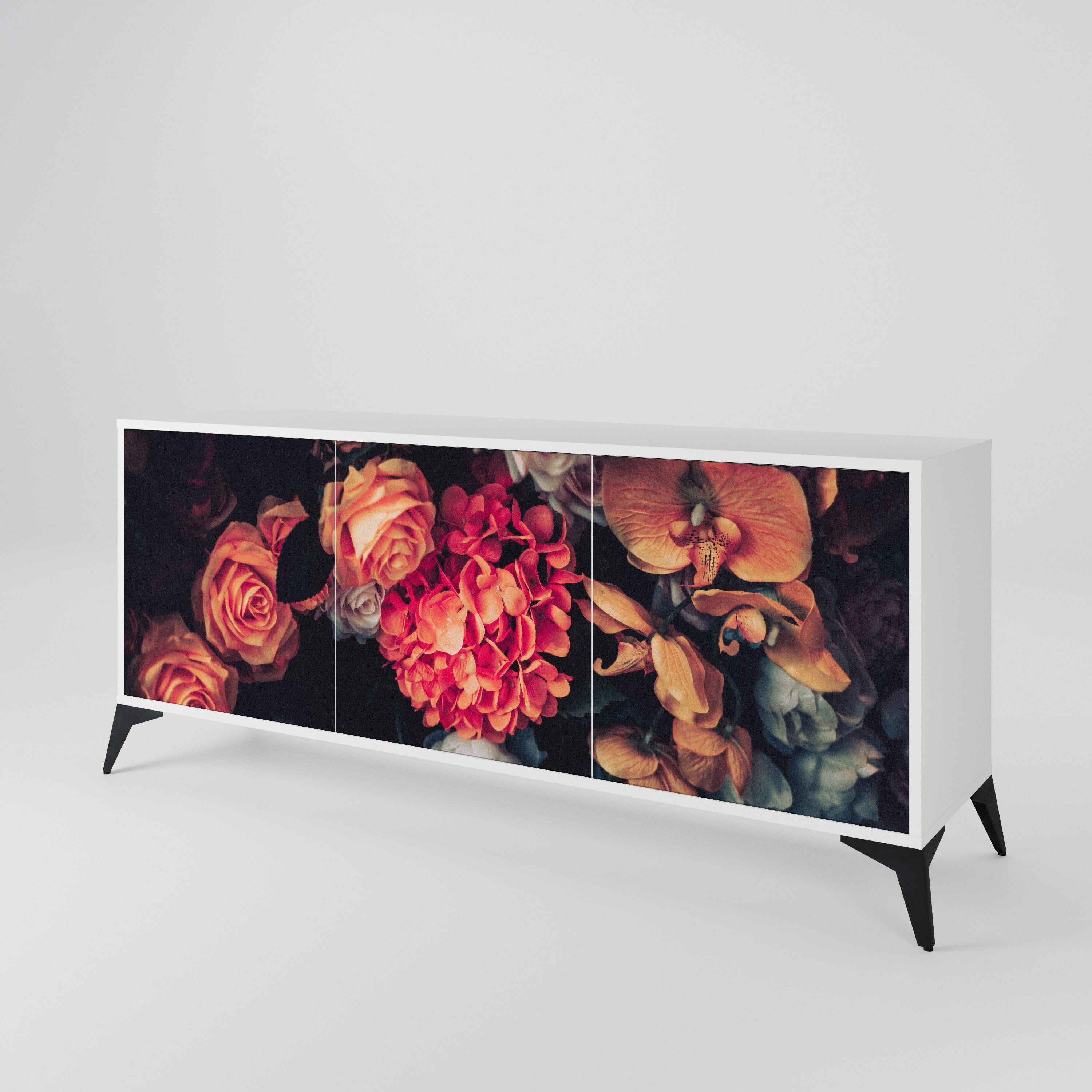 NEVERENDING BLOOM 3-Door Sideboard