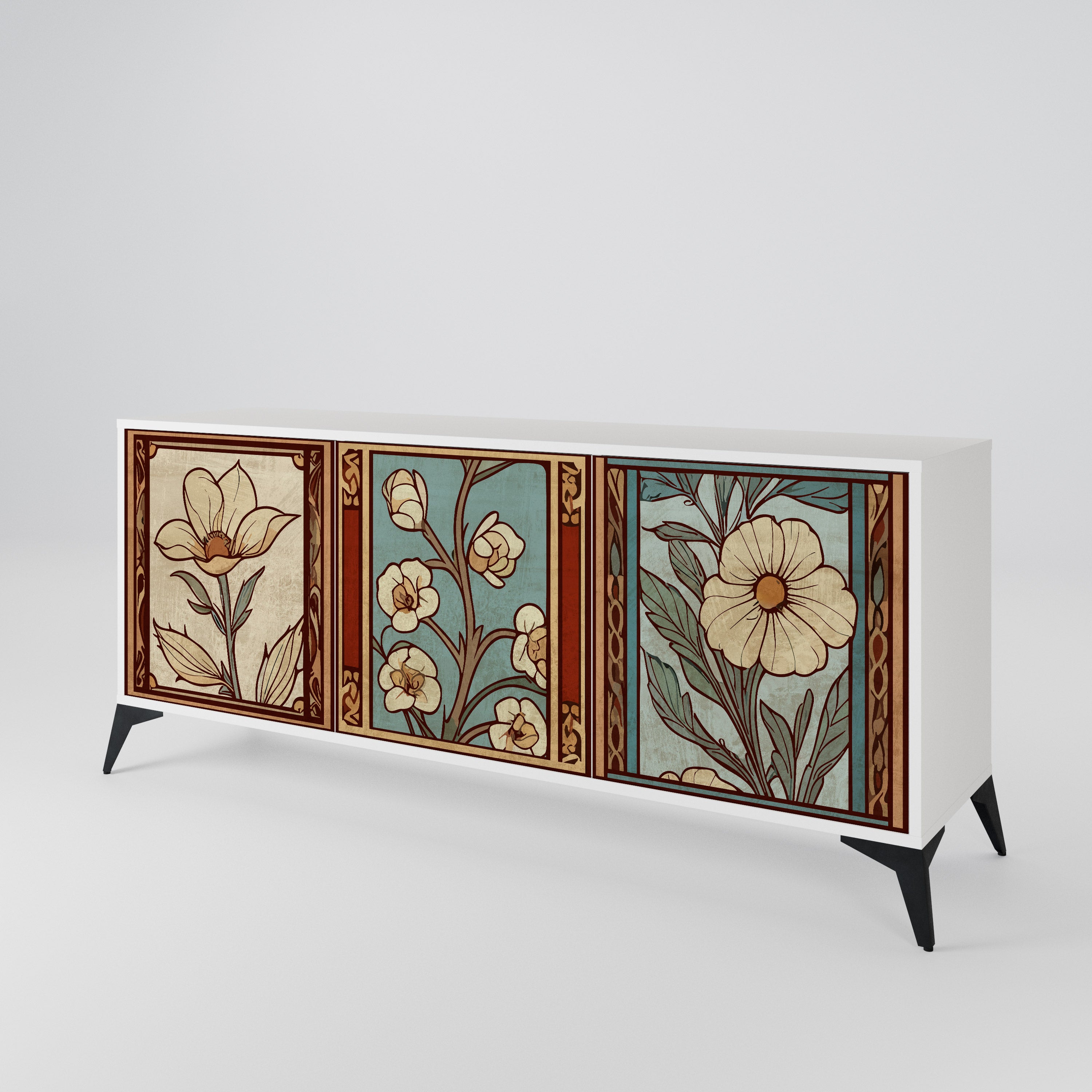 TIMELESS FLORA 3-Door Sideboard