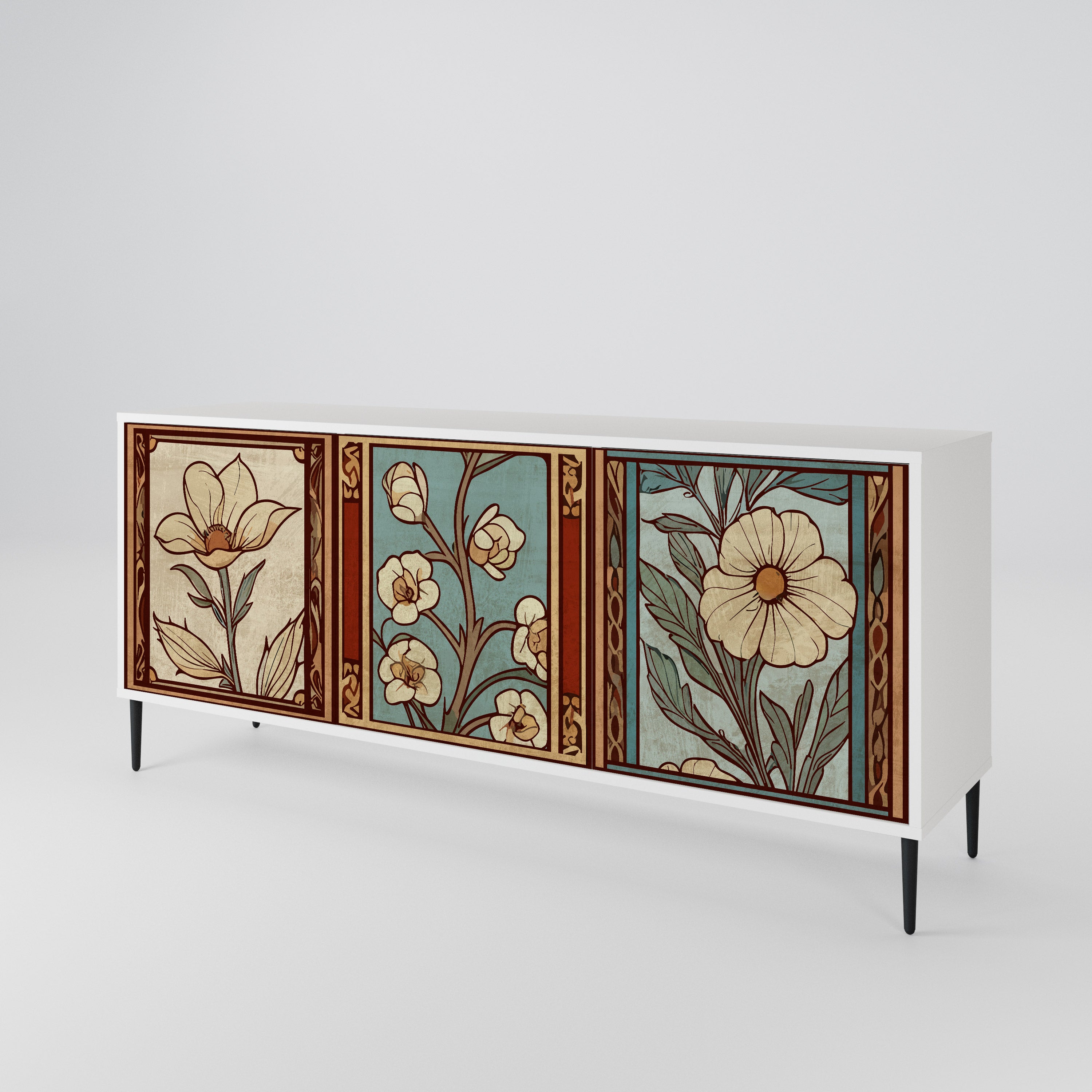 TIMELESS FLORA 3-Door Sideboard