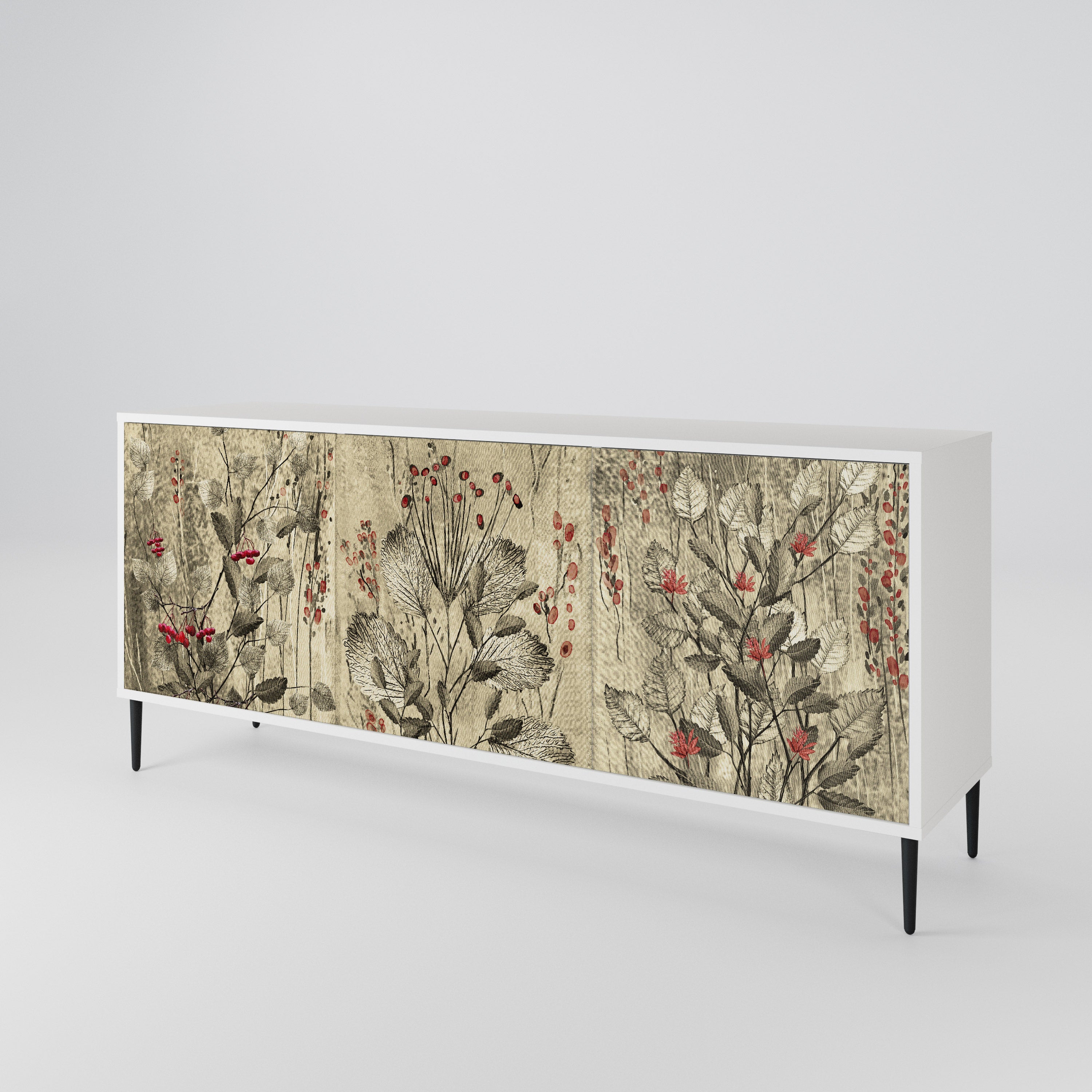 HERBAL GRACE 3-Door Sideboard