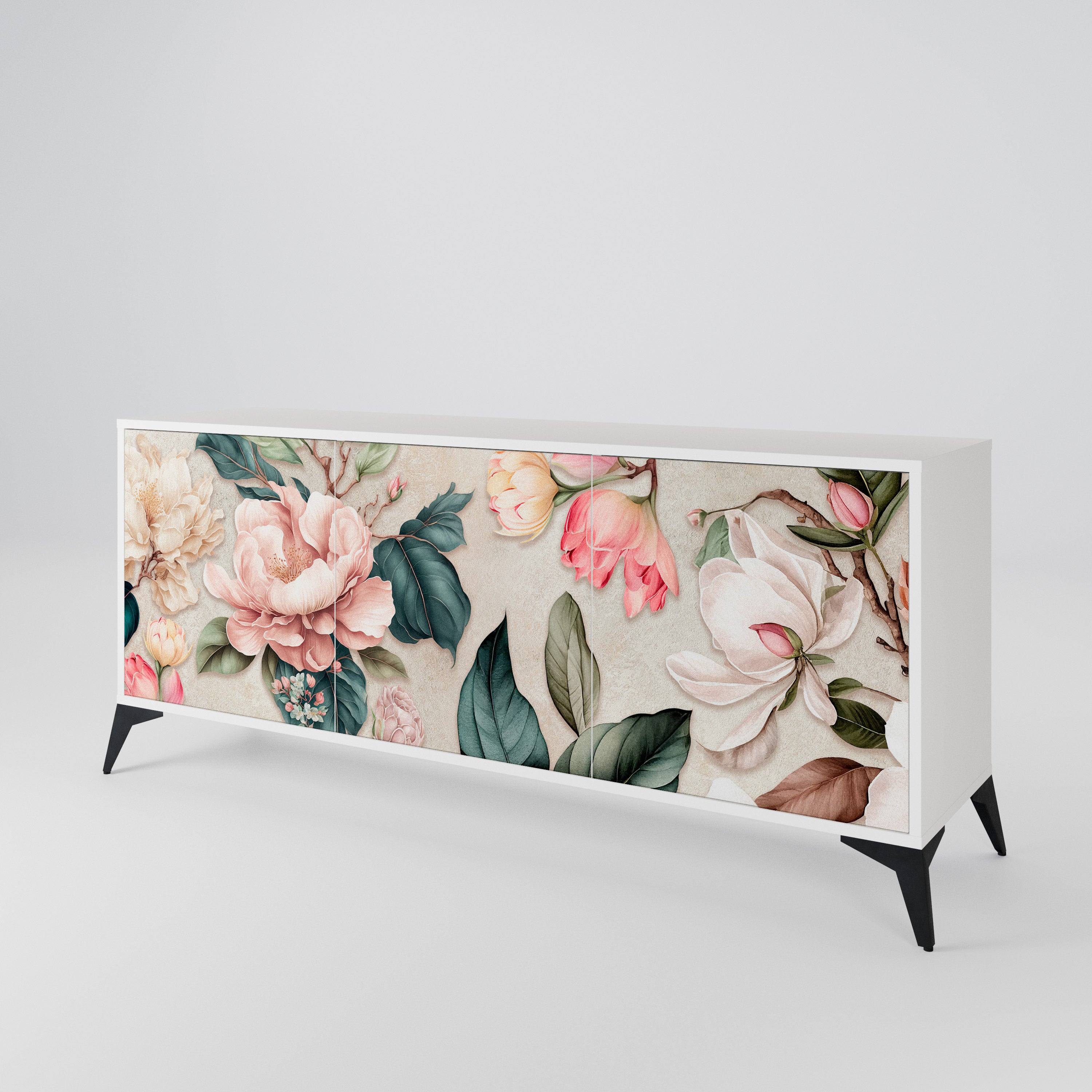 FLORAL GRACE 3-Door Sideboard