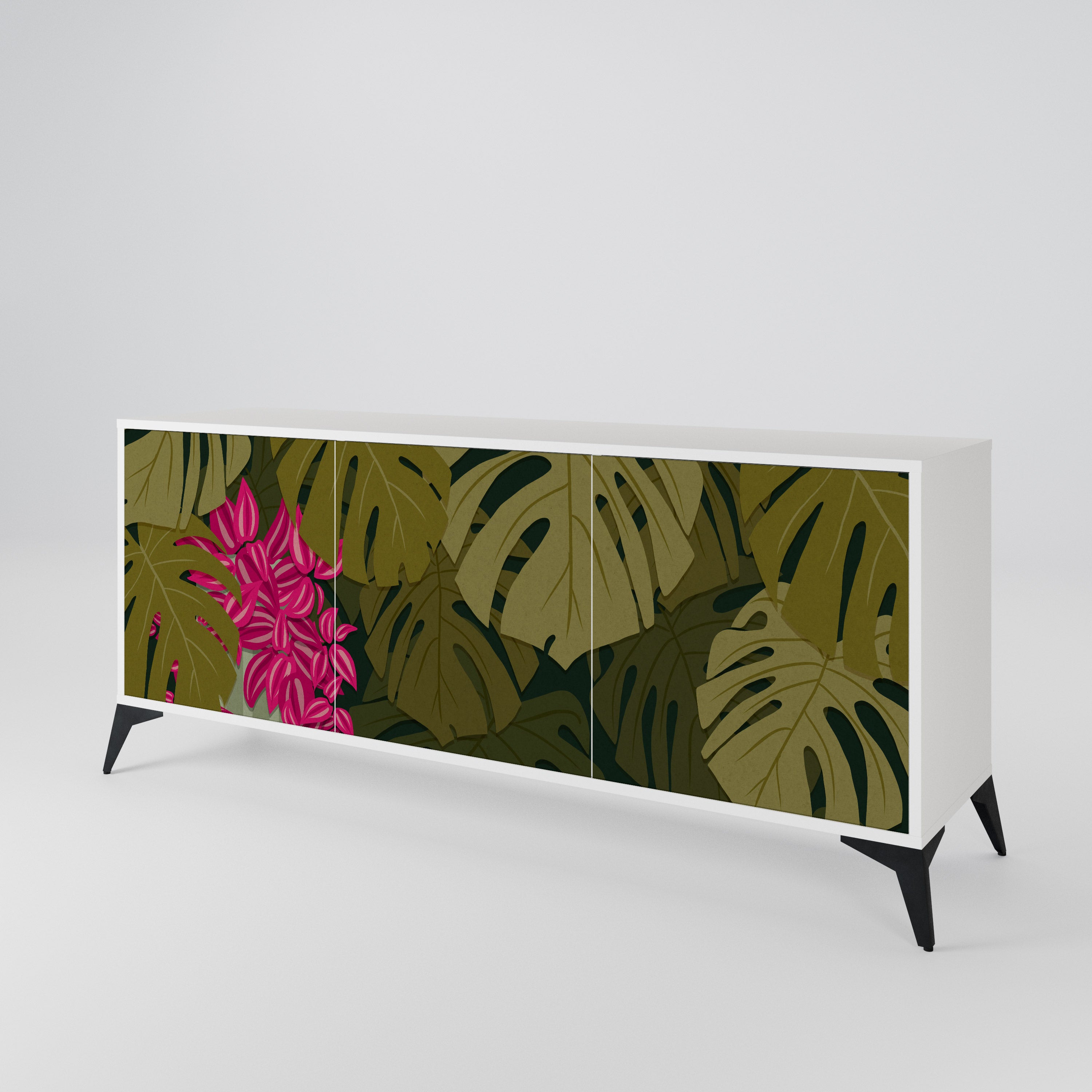 TROPICAL BEAUTY 3-Door Sideboard