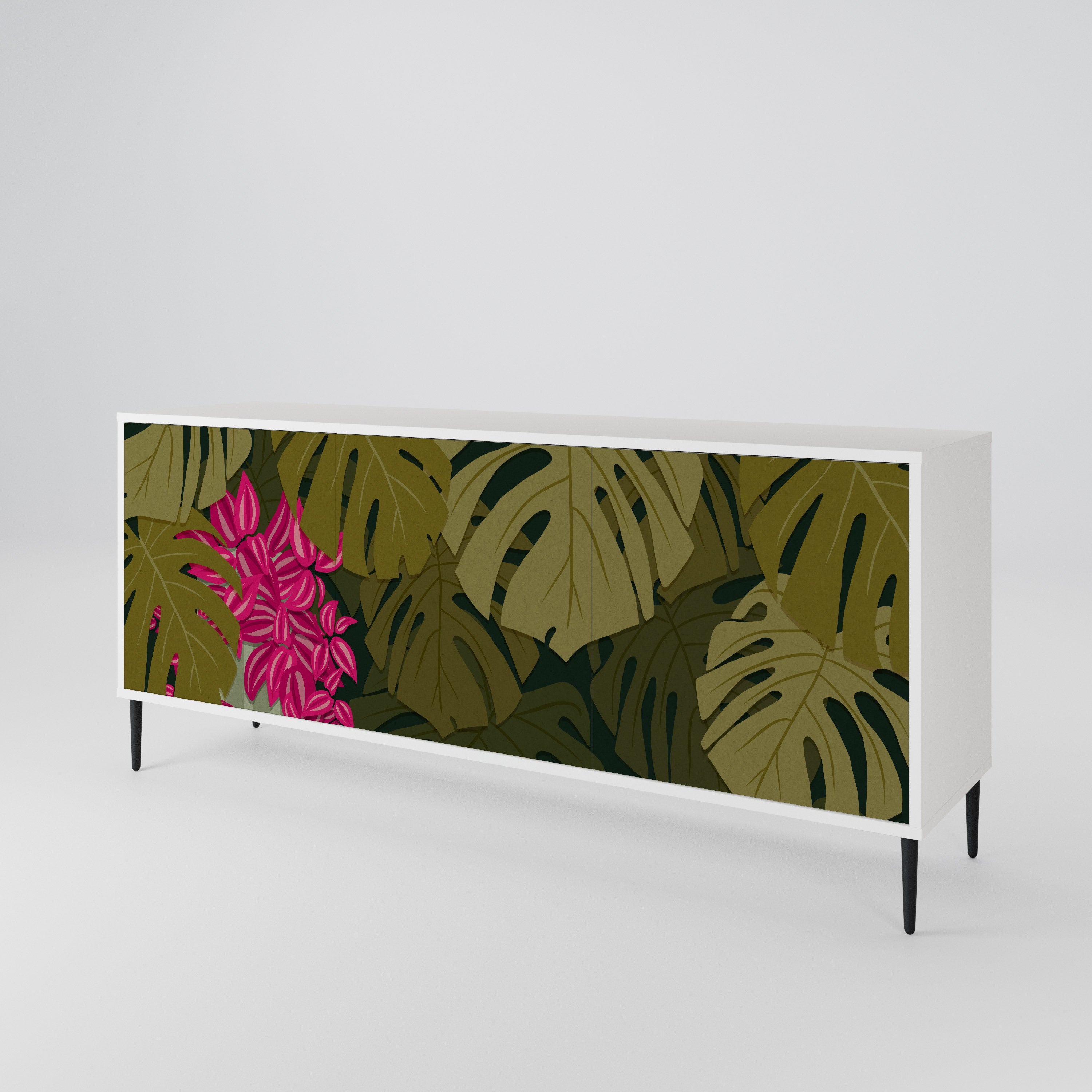 TROPICAL BEAUTY 3-Door Sideboard