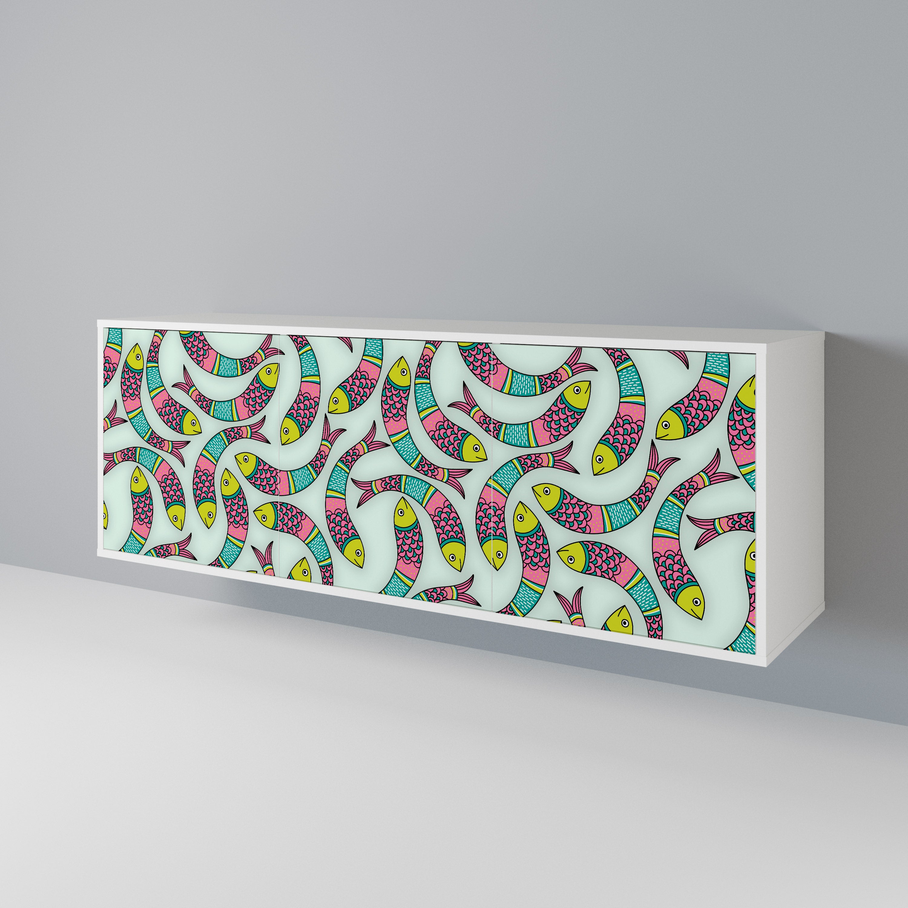 INDIAN FISH 3-Door Sideboard