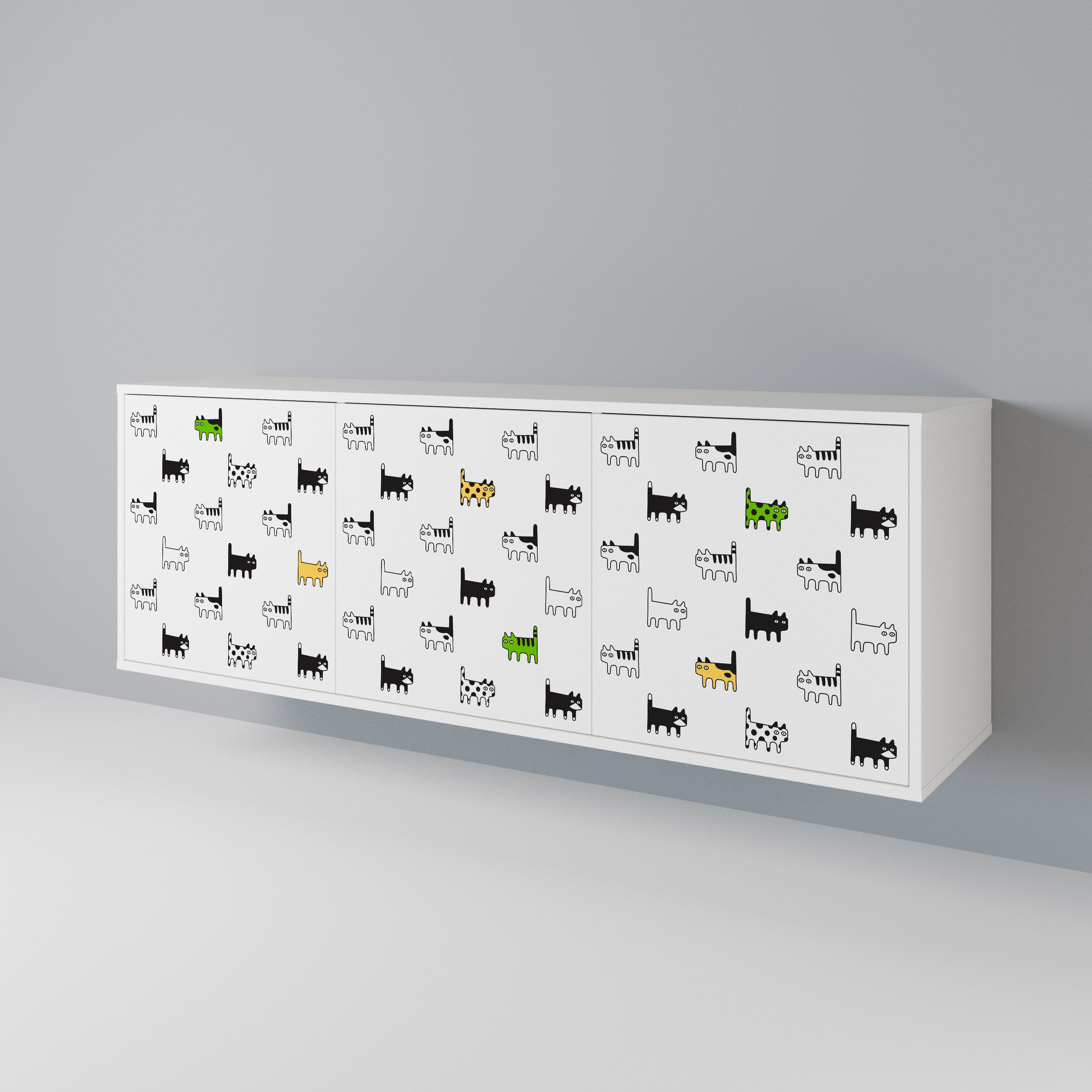 CATS COMPILATION 3-Door Sideboard