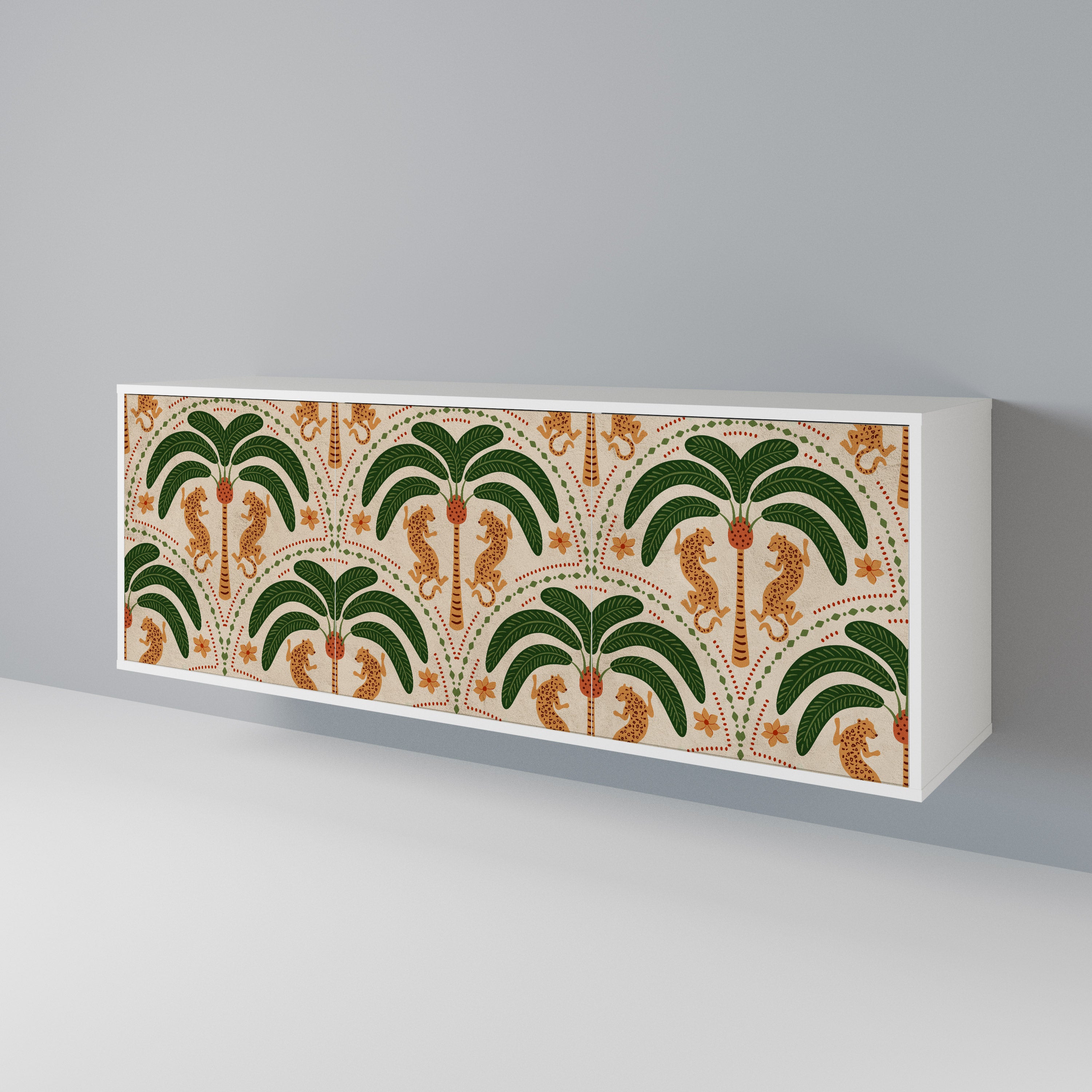 DANCING PREDATORS 3-Door Sideboard