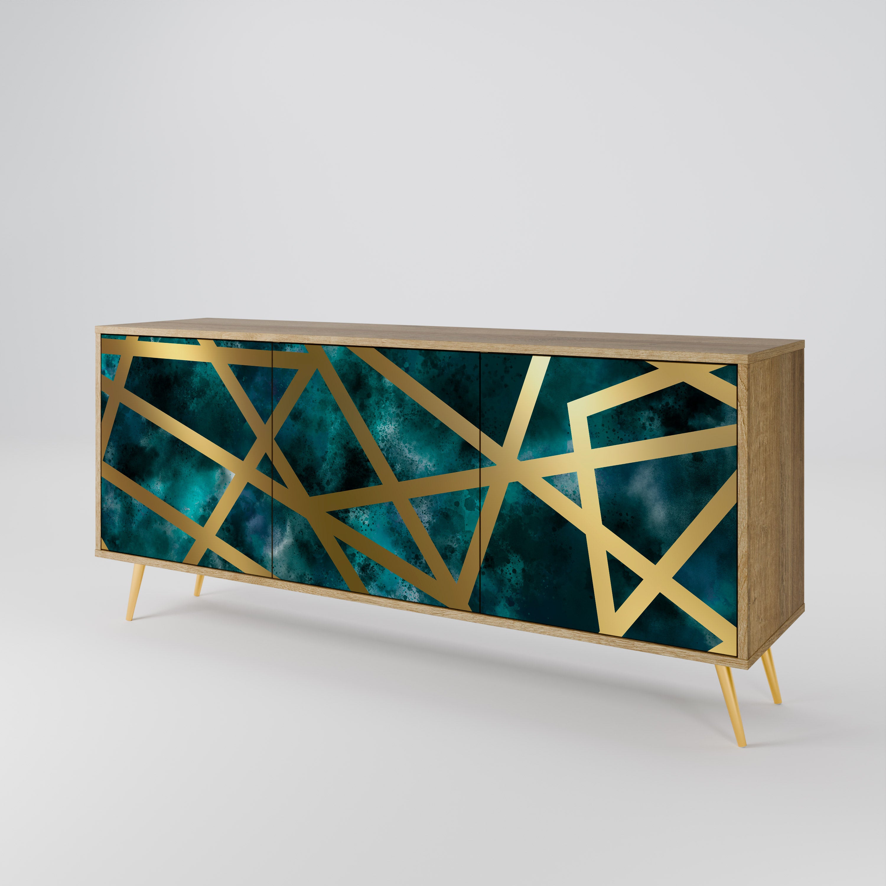 THE LABYRINTH OF GOLD 3-Door Sideboard