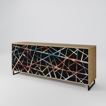 POLYGON VERVE 3-Door Sideboard in Oak Effect
