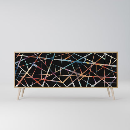 POLYGON VERVE 3-Door Sideboard in Oak Effect