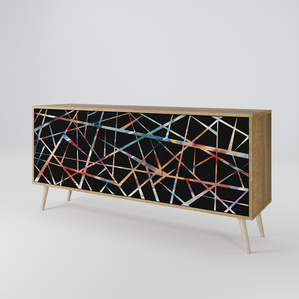 POLYGON VERVE 3-Door Sideboard in Oak Effect
