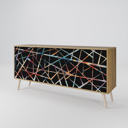 POLYGON VERVE 3-Door Sideboard in Oak Effect