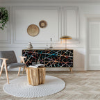 POLYGON VERVE Skänk med tre dörrar