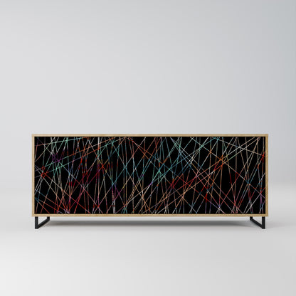 LUMINOUS SNARE 3-Door Sideboard in Oak Effect