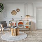 SPACE AROUND Skänk med tre dörrar