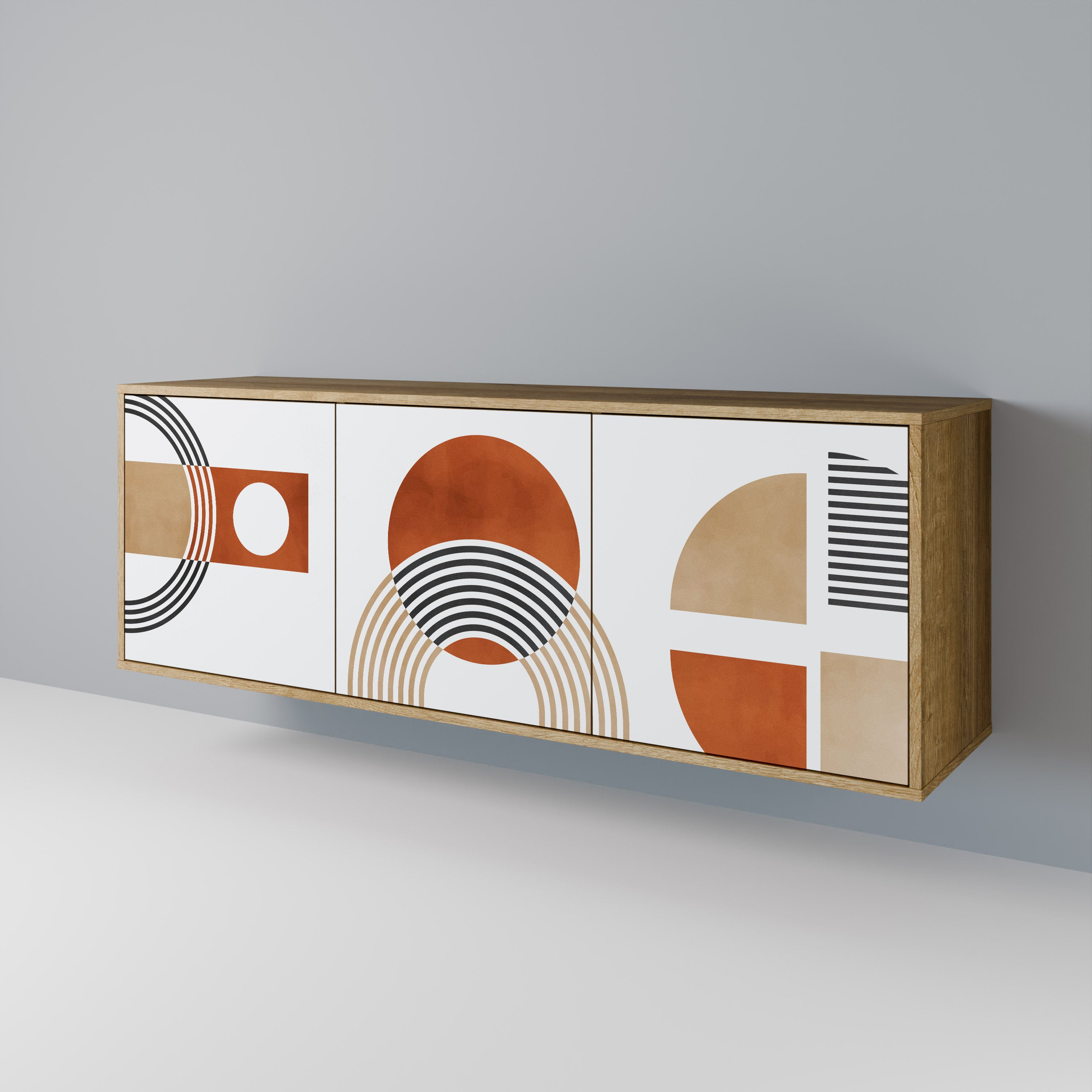 CIRCLE RHYTM 3-Door Sideboard