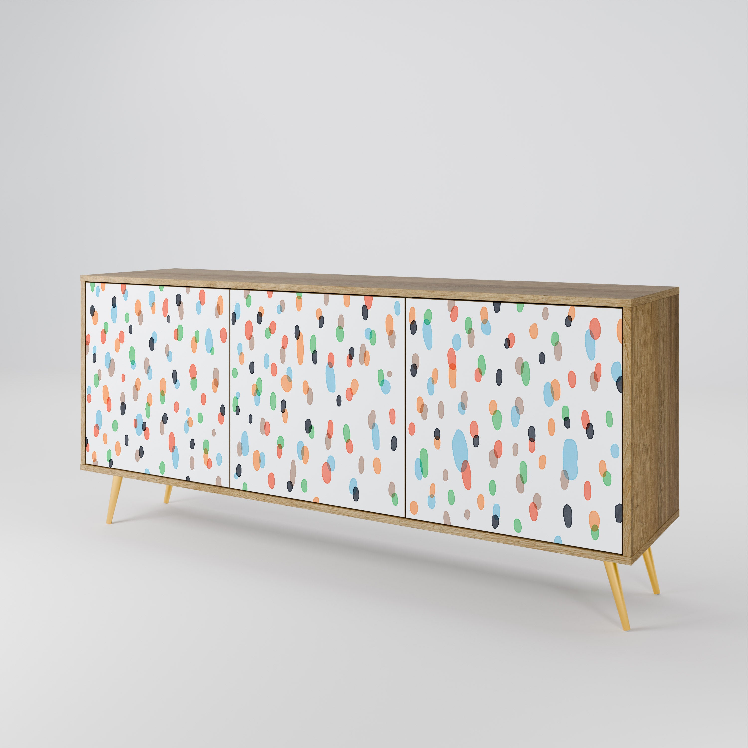 ENERGETIC SPOTS 3-Door Sideboard